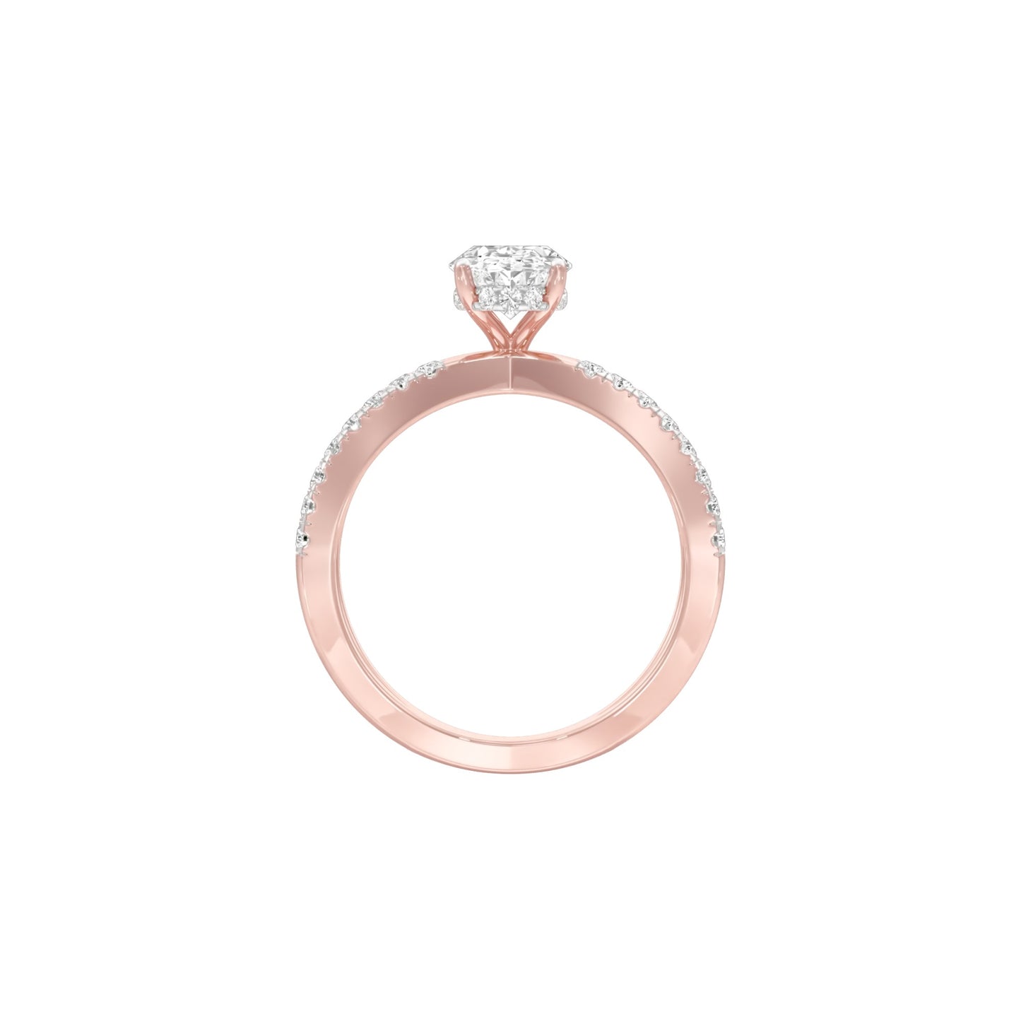 DLR001508 18 KT / Rose Gold / 22