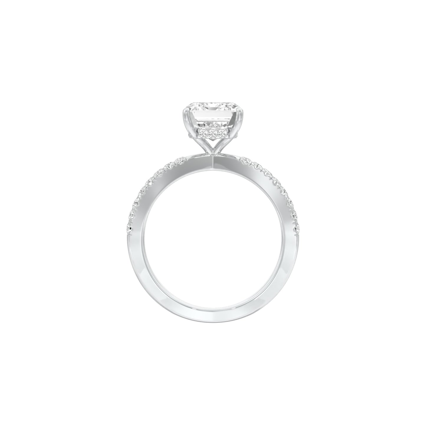 DLR001512 18 KT / White Gold / 22