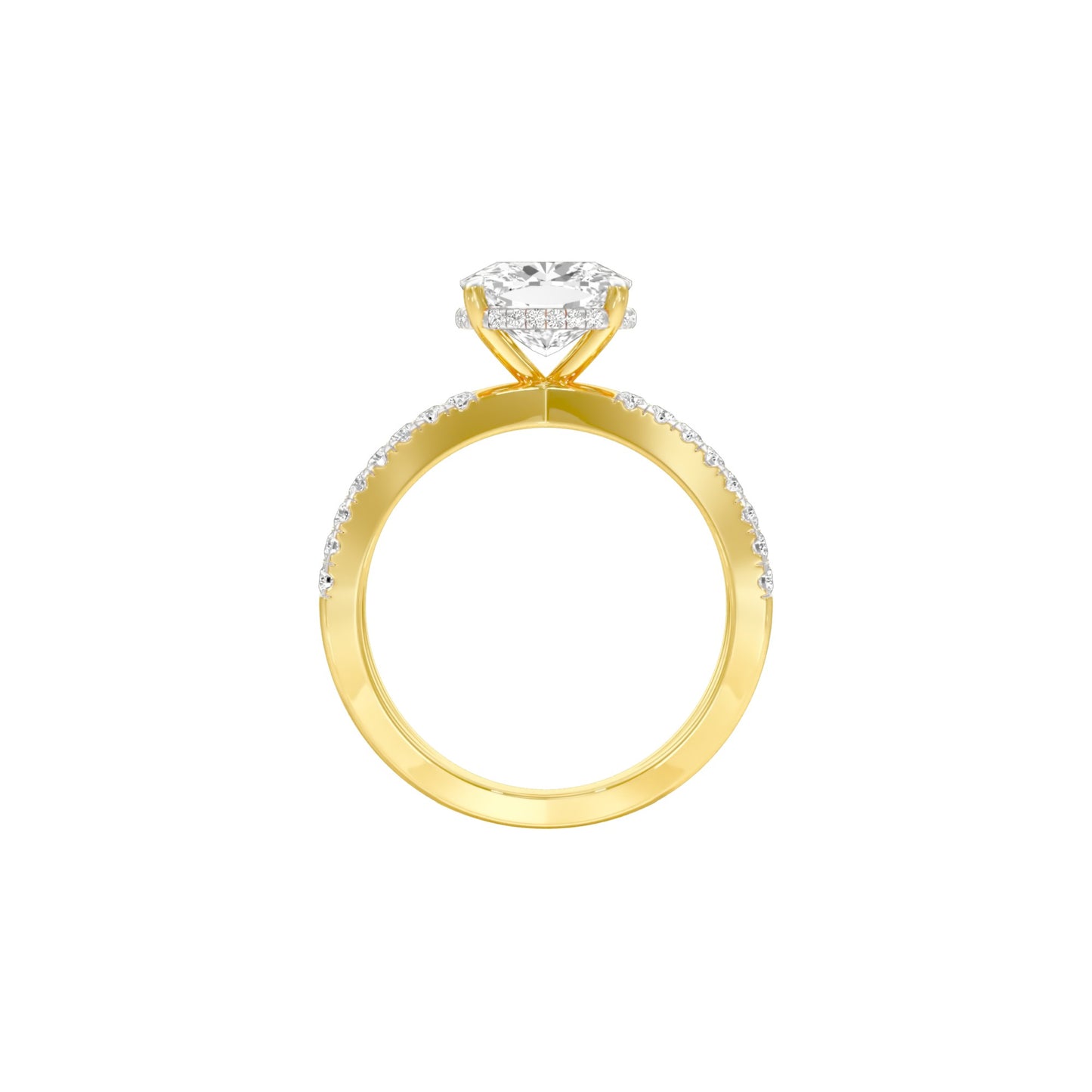 DLR001513 18 KT / Yellow Gold / 22