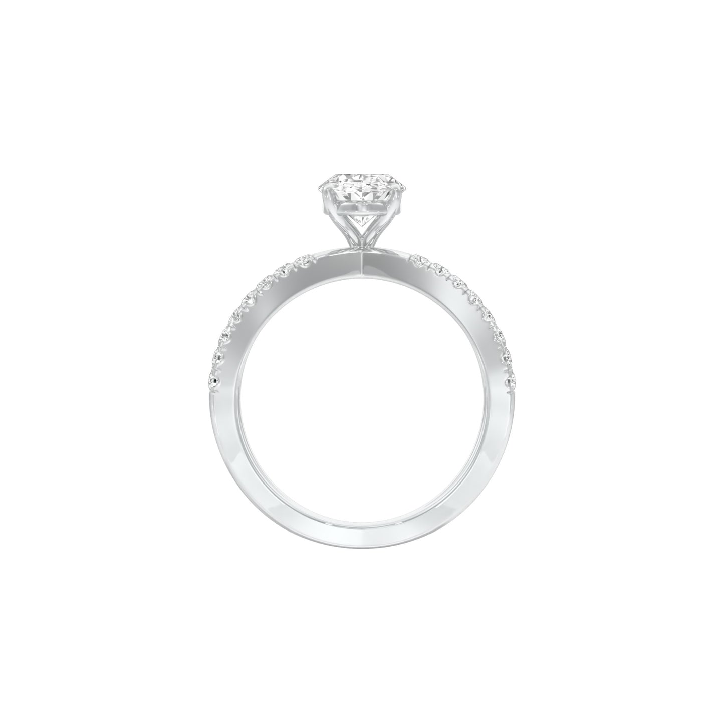 DLR001514 18 KT / White Gold / 22