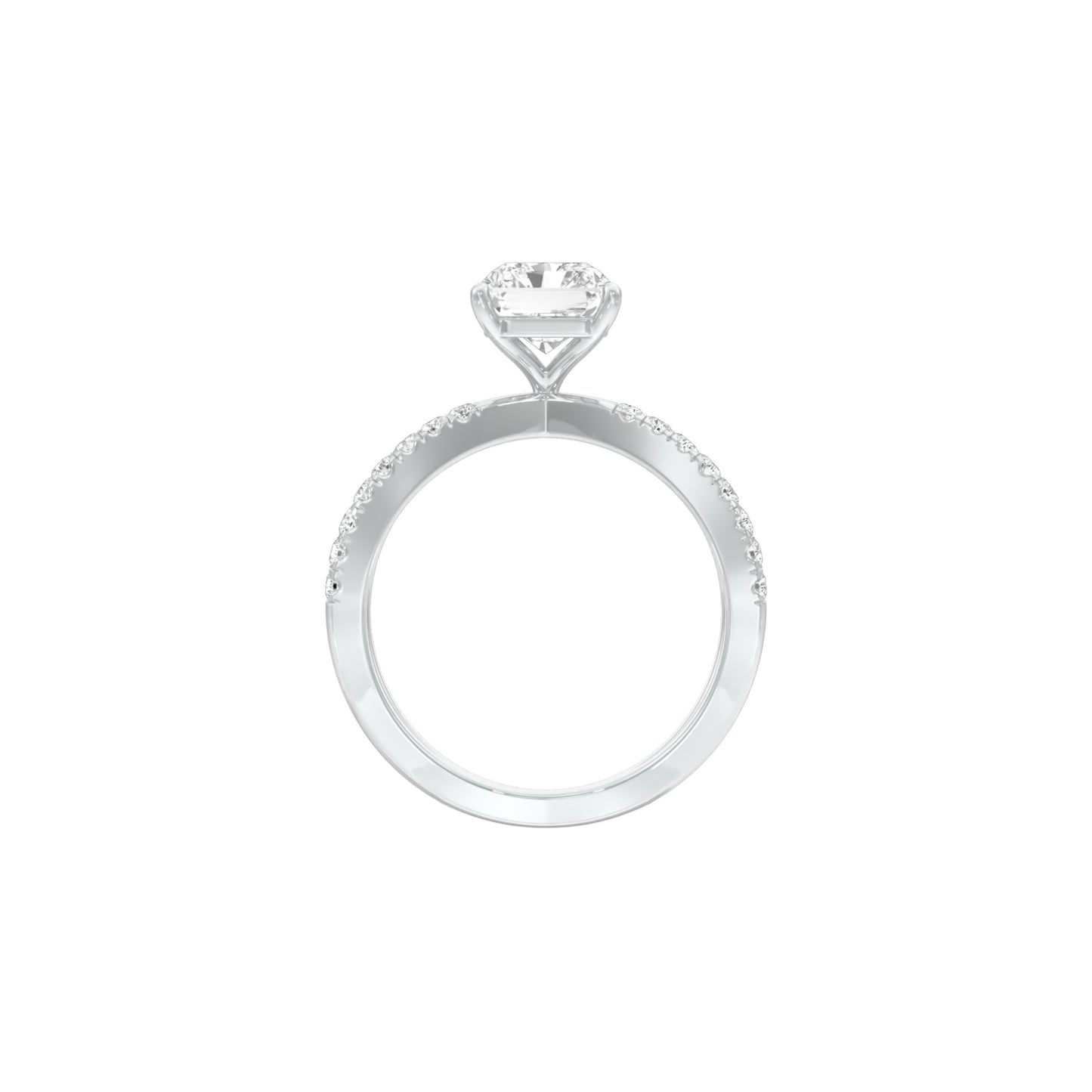 DLR001515 18 KT / White Gold / 22