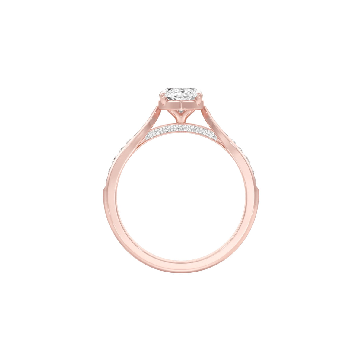 DLR001523 18 KT / Rose Gold / 22