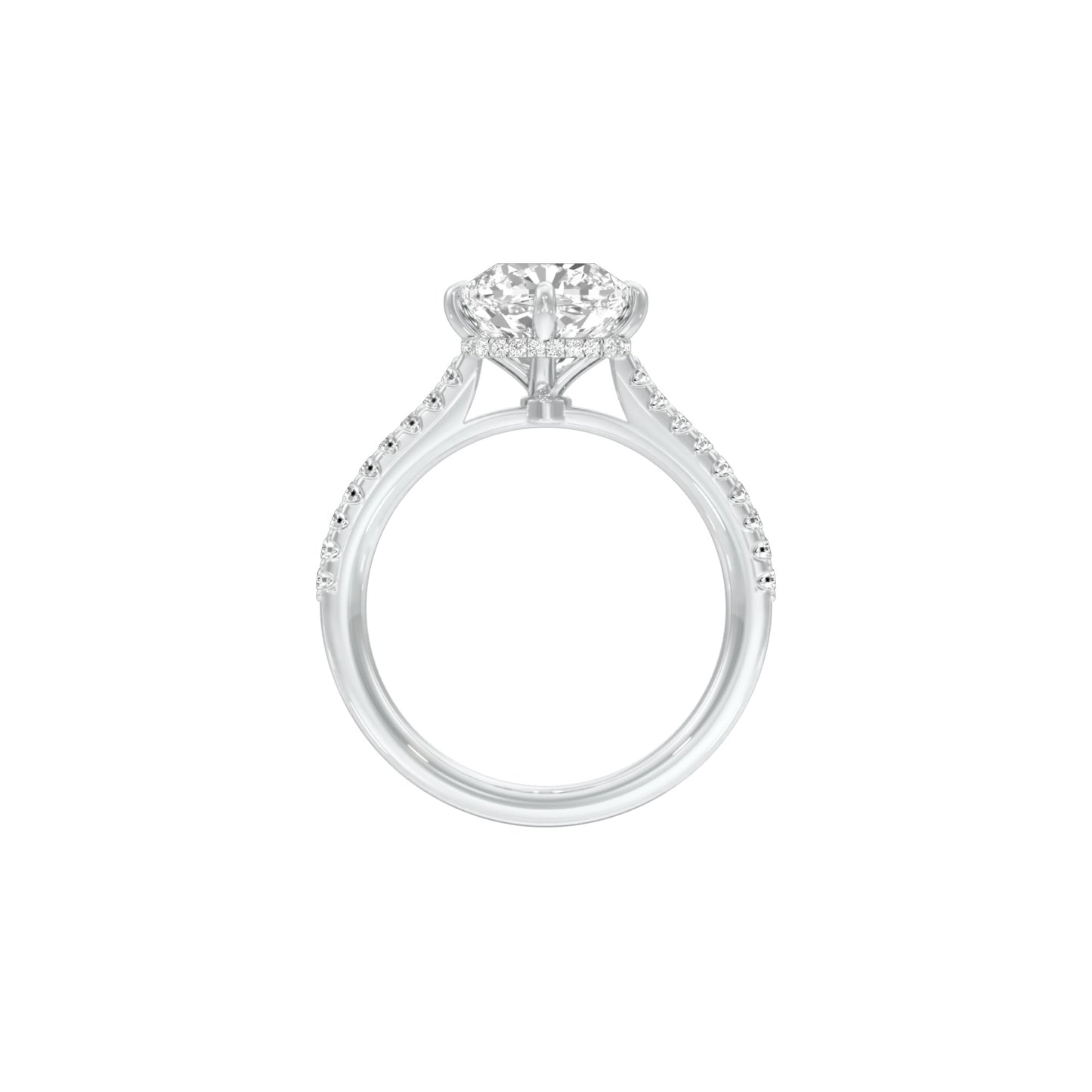 DLR001530 18 KT / White Gold / 22