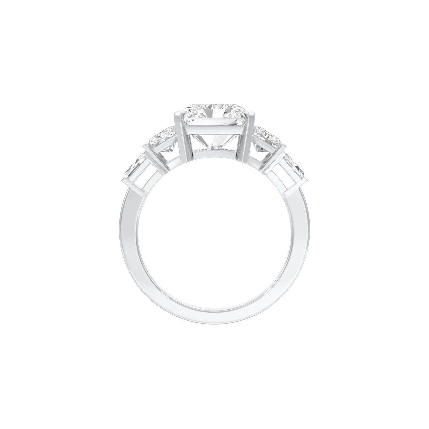 DLR001535 18 KT / White Gold / 22