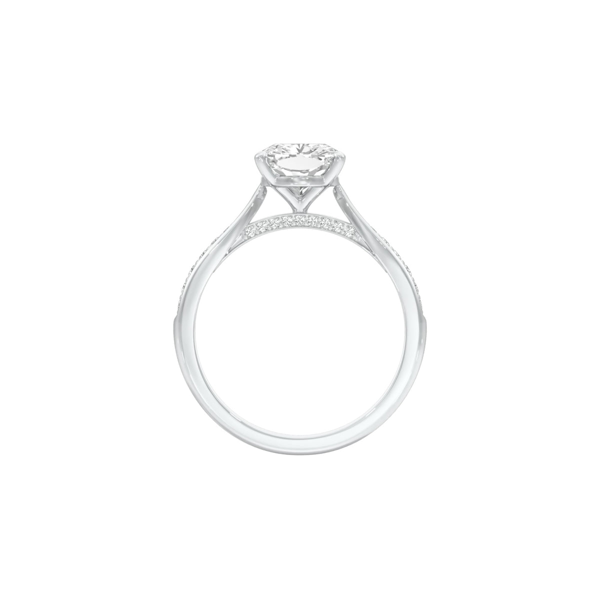 DLR001538 18 KT / White Gold / 22