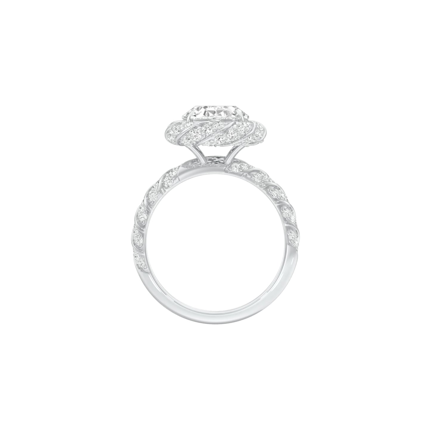 DLR001540 18 KT / White Gold / 22