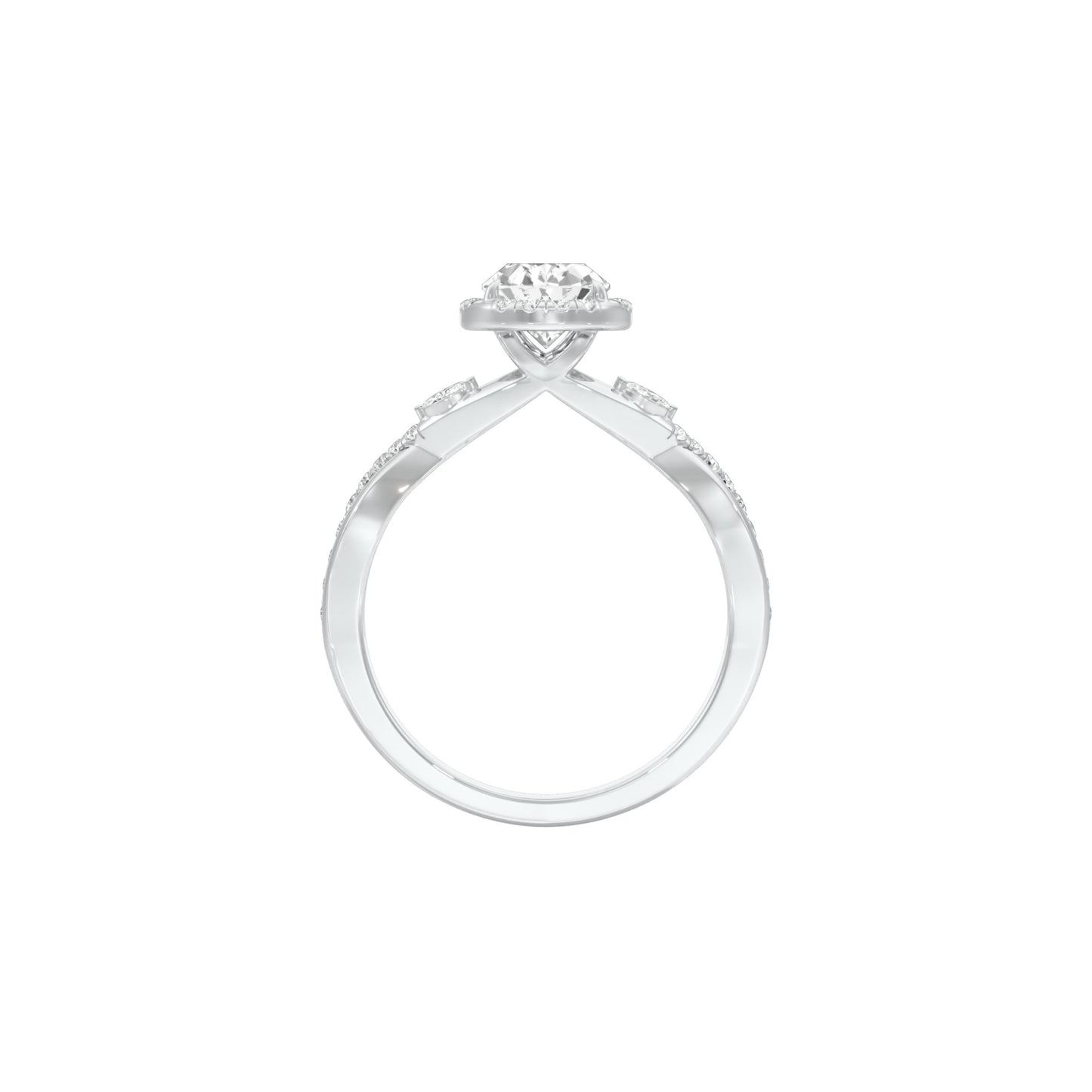 DLR001541 18 KT / White Gold / 22