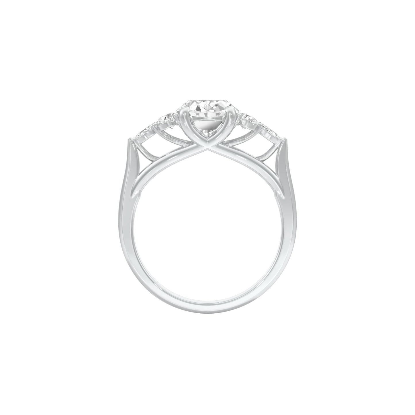 DLR001542 18 KT / White Gold / 22