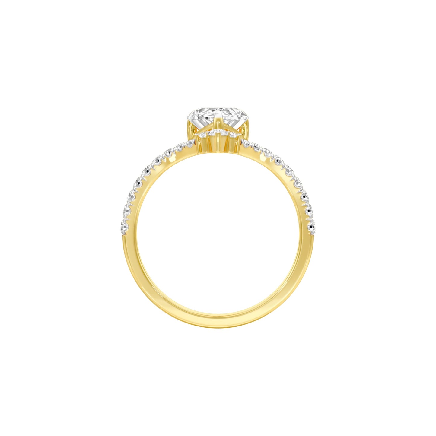 DLR001543 18 KT / Yellow Gold / 22