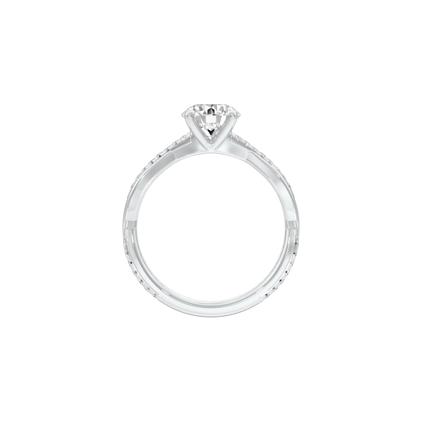 DLR001552 18 KT / White Gold / 22
