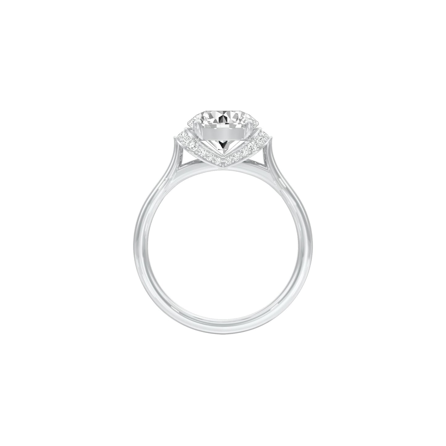 DLR001557 18 KT / White Gold / 22