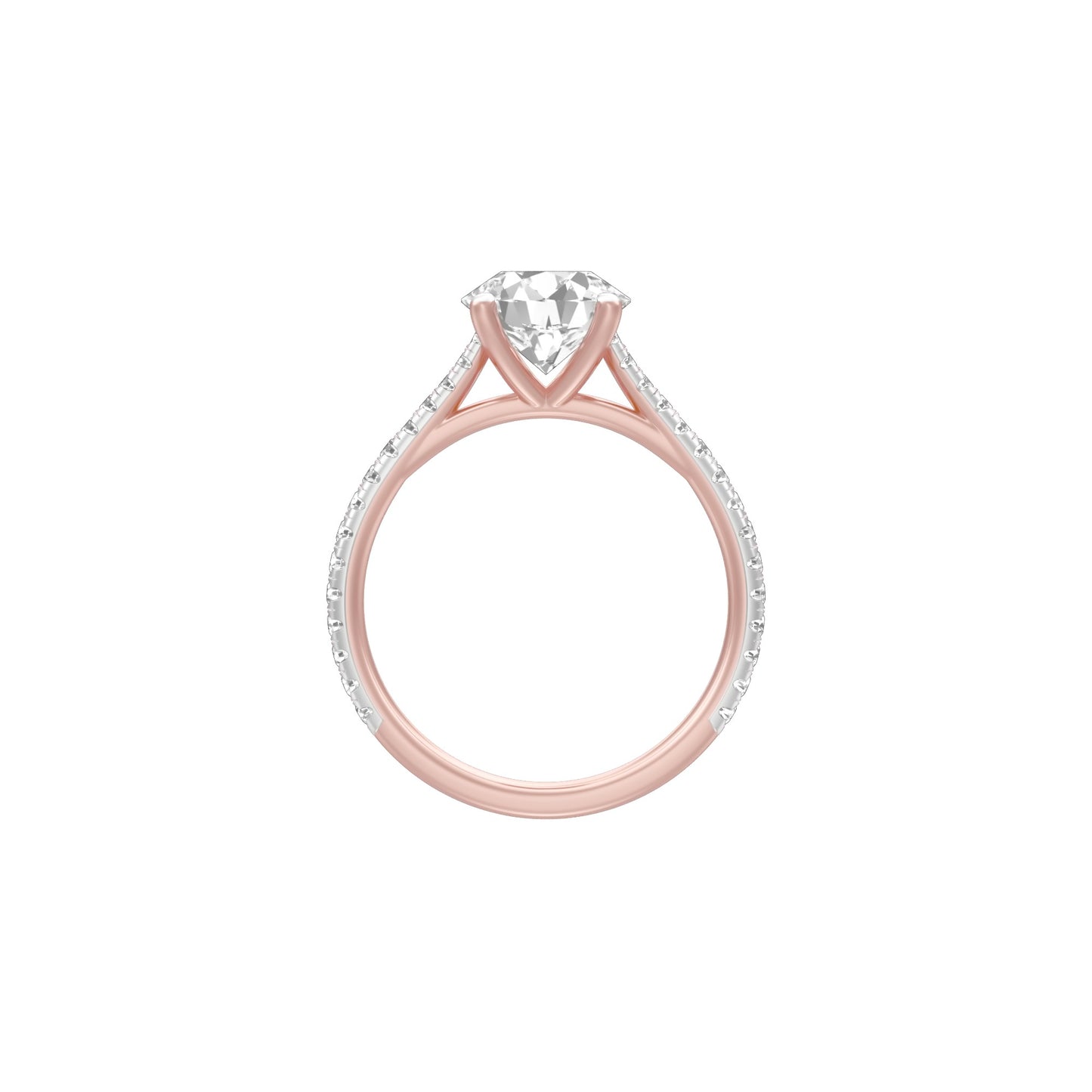 Always Here Diamond Engagement Ring 18 KT / Rose Gold / 18