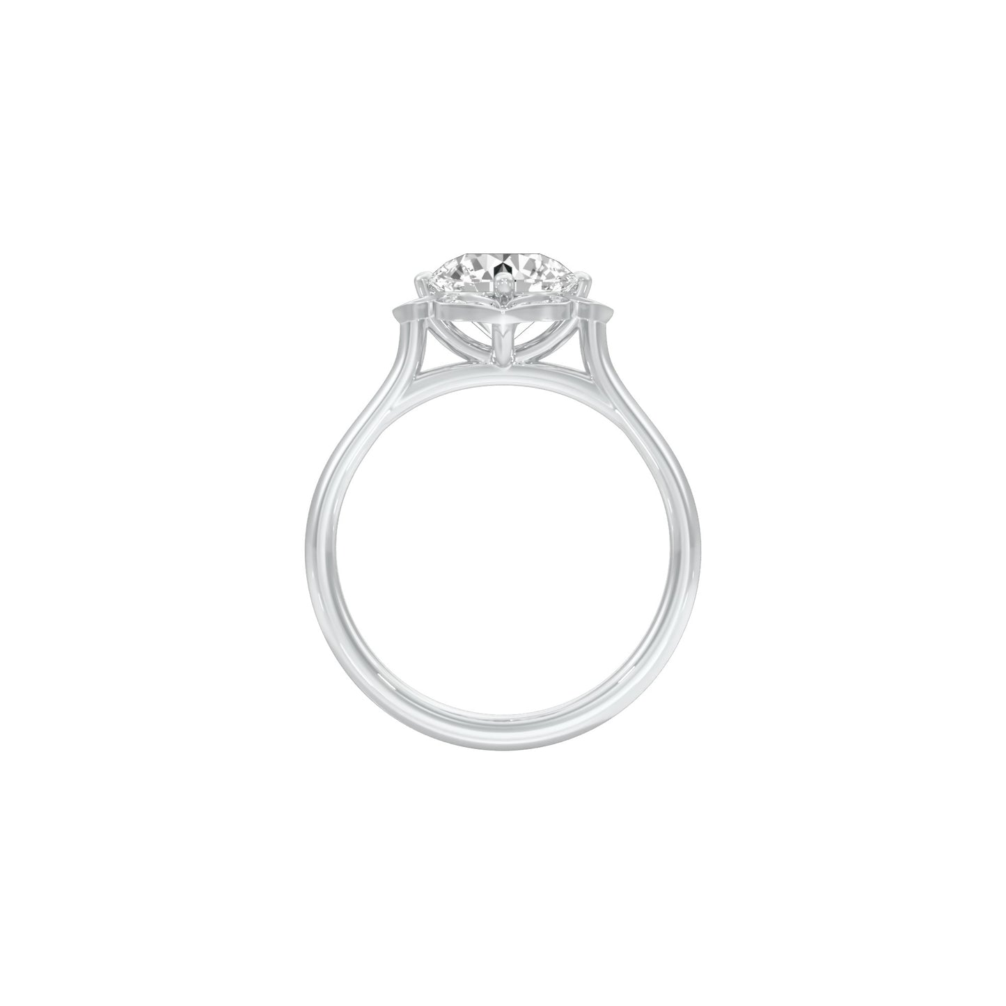 DLR001563 18 KT / White Gold / 22
