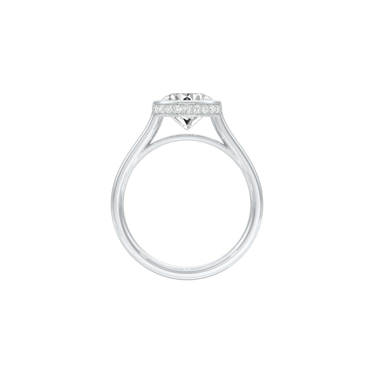 DLR001567 18 KT / White Gold / 22