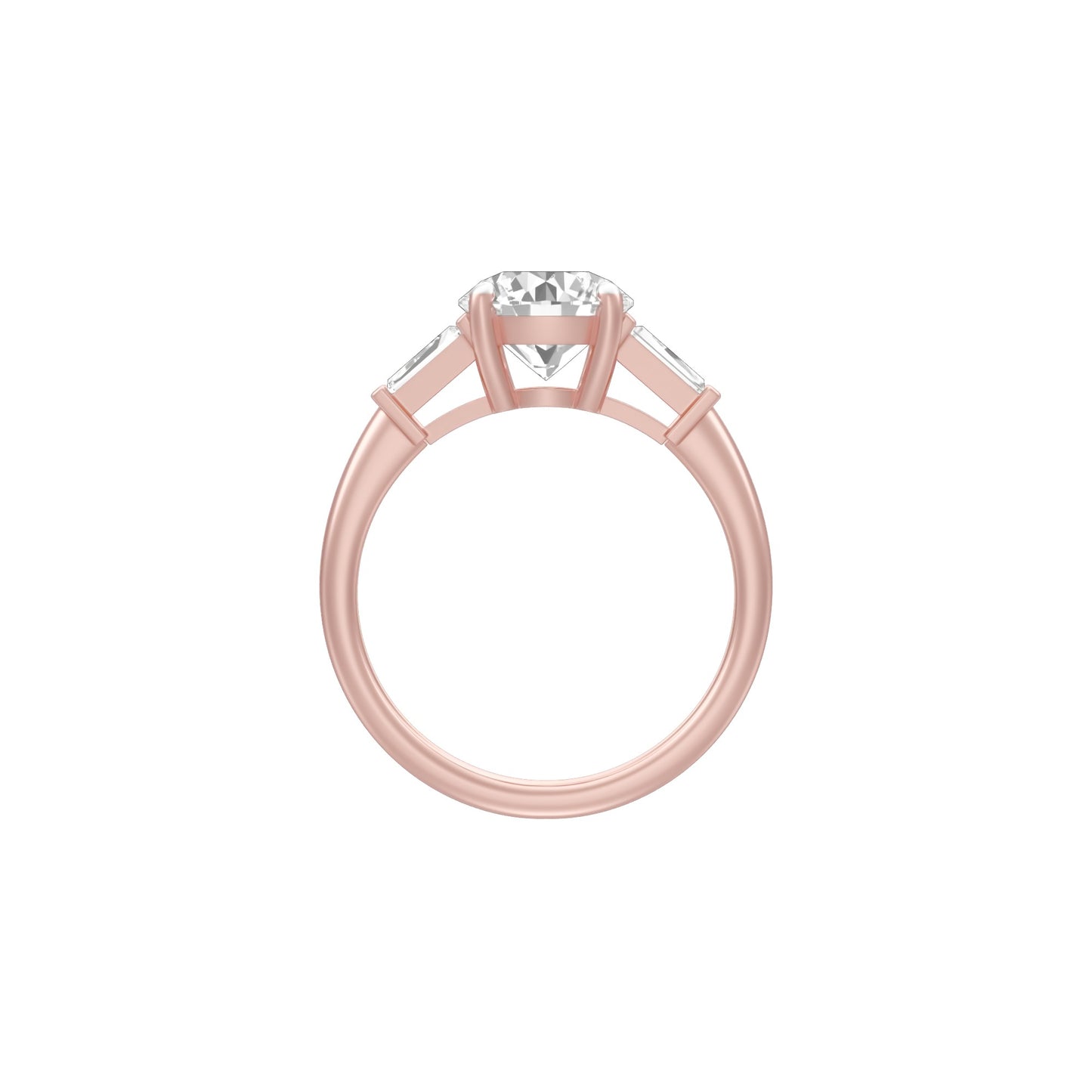 Love's Promises Diamond Engagement Ring 18 KT / Rose Gold / 18