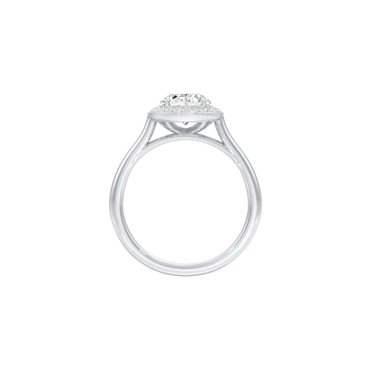 Soul Sync Diamond Engagement Ring 18 KT / White Gold / 22
