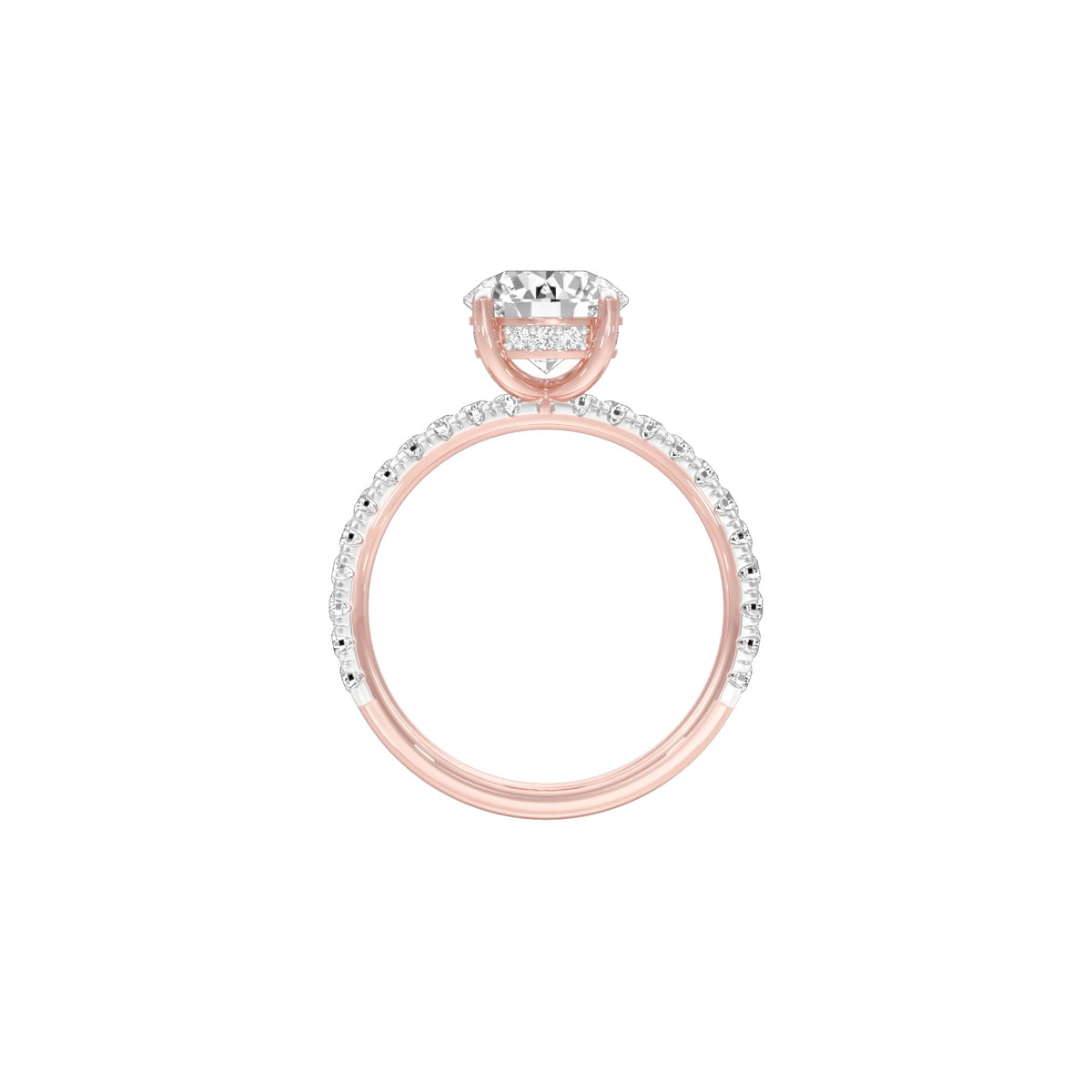 With Me Diamond Engagement Ring 18 KT / Rose Gold / 22