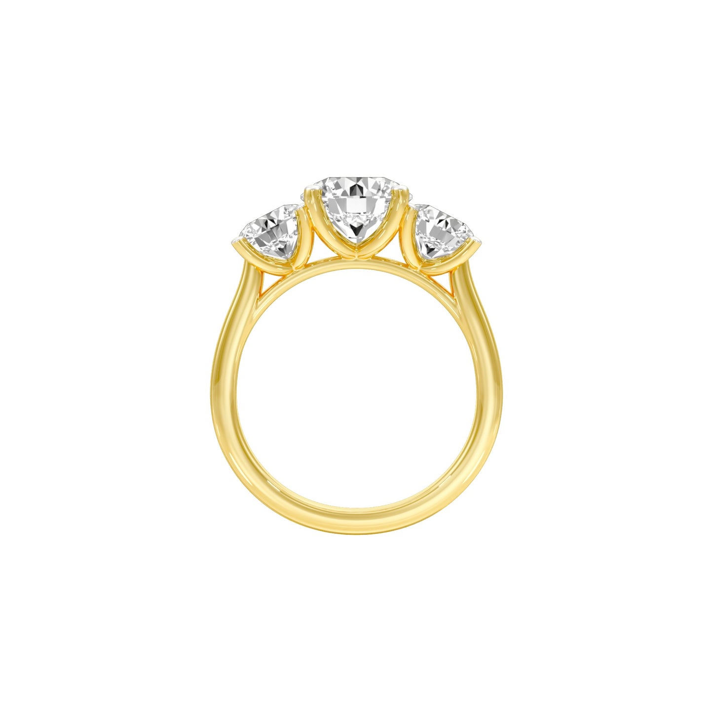 Heavenly Vows Diamond Engagement Ring 18 KT / Yellow Gold / 22