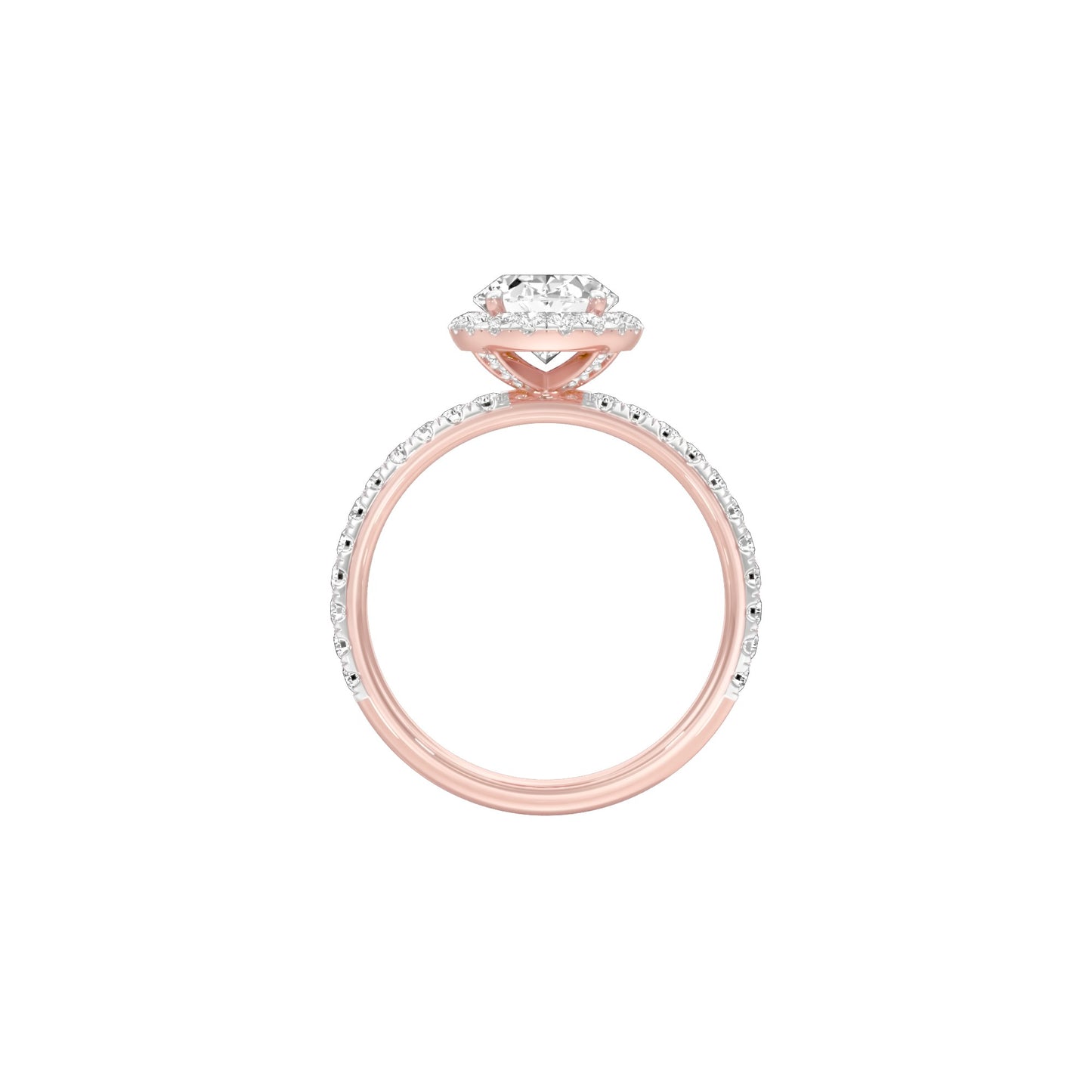 Perfect Moment Diamond Engagement Ring 18 KT / Rose Gold / 22
