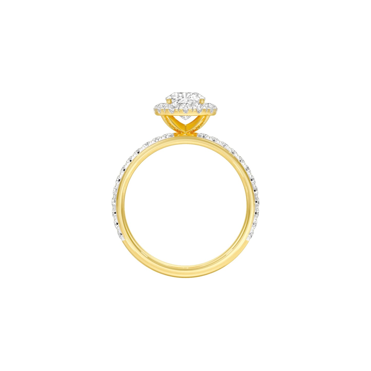 Definitely Yes Diamond Engagement Ring 18 KT / Yellow Gold / 22