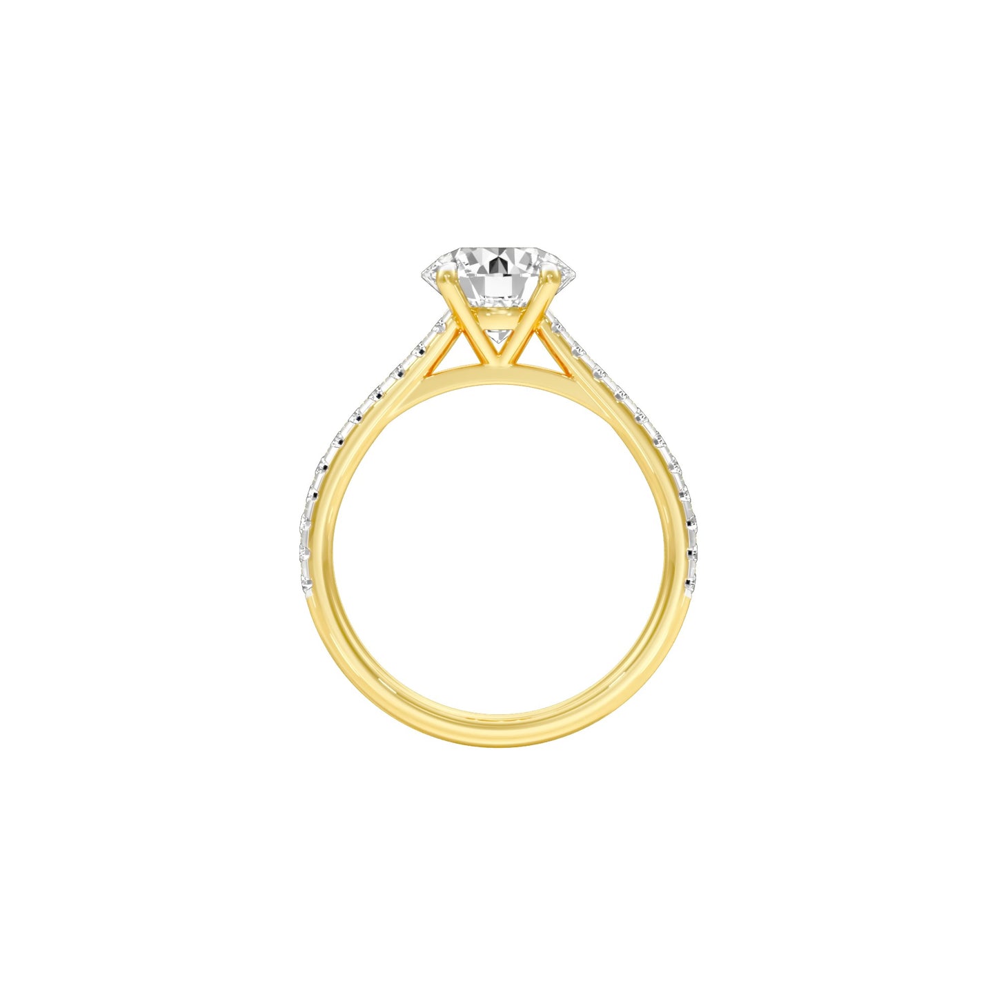 Everydays With You Diamond Engagement Ring 18 KT / Yellow Gold / 22