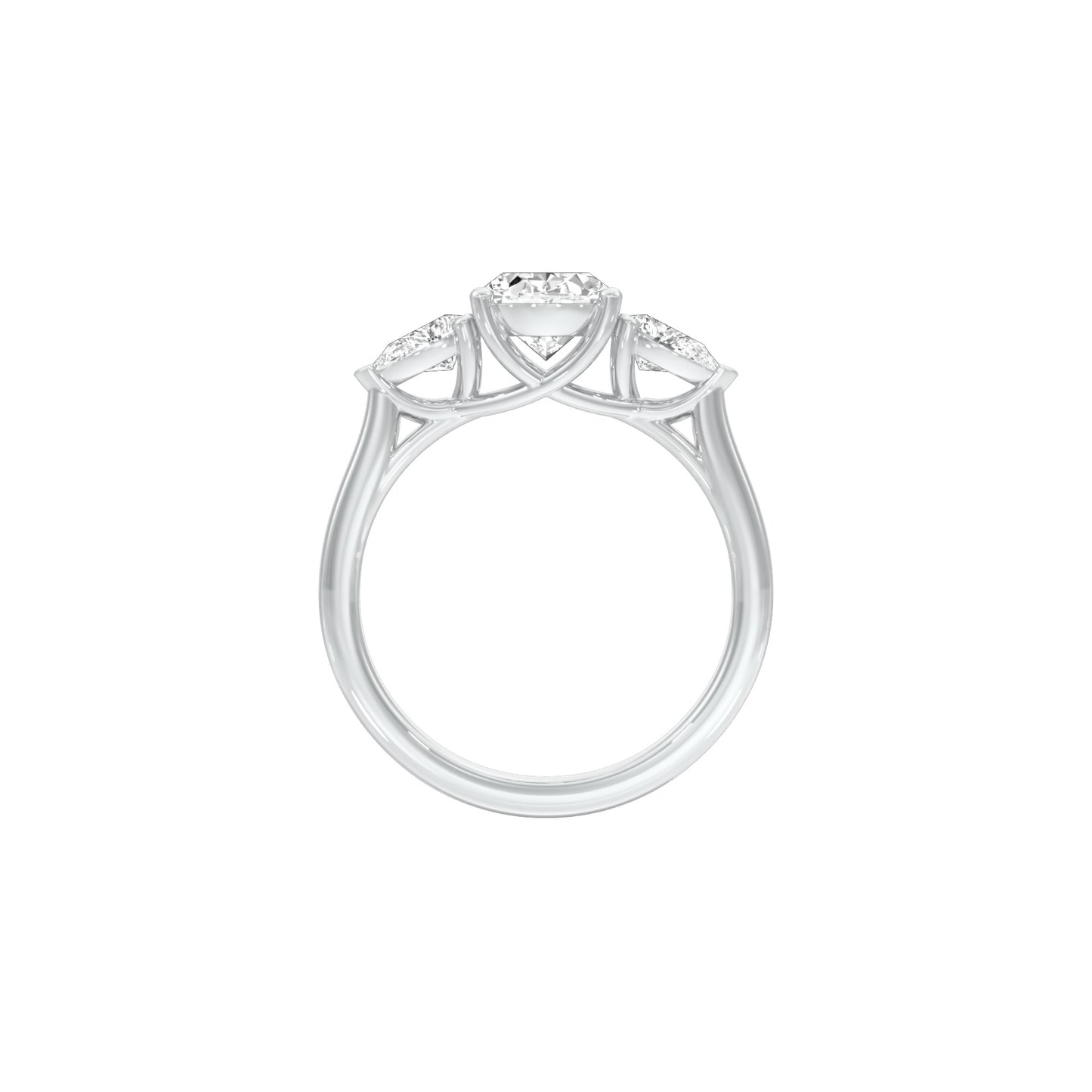 Love in Sync Diamond Engagement Ring 18 KT / White Gold / 22