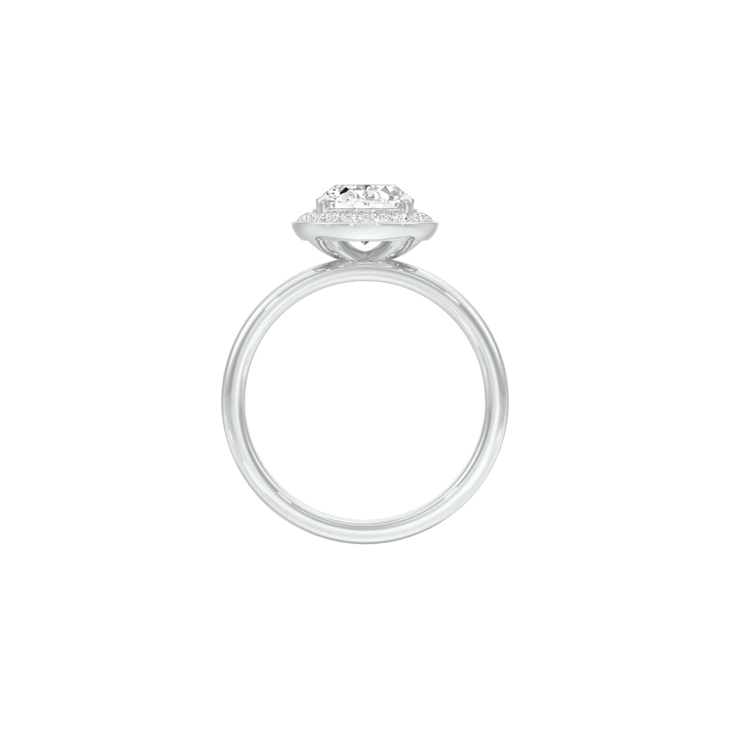 All That i Am Diamond Engagement Ring 18 KT / White Gold / 22