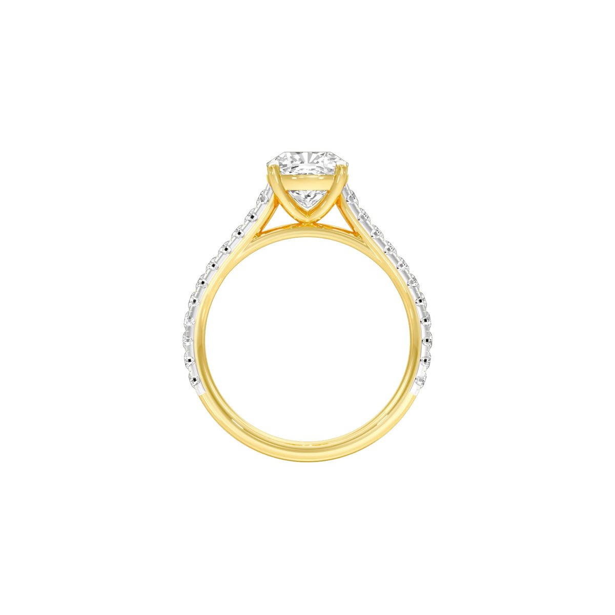 From Now On Diamond Engagement Ring 18 KT / Yellow Gold / 22