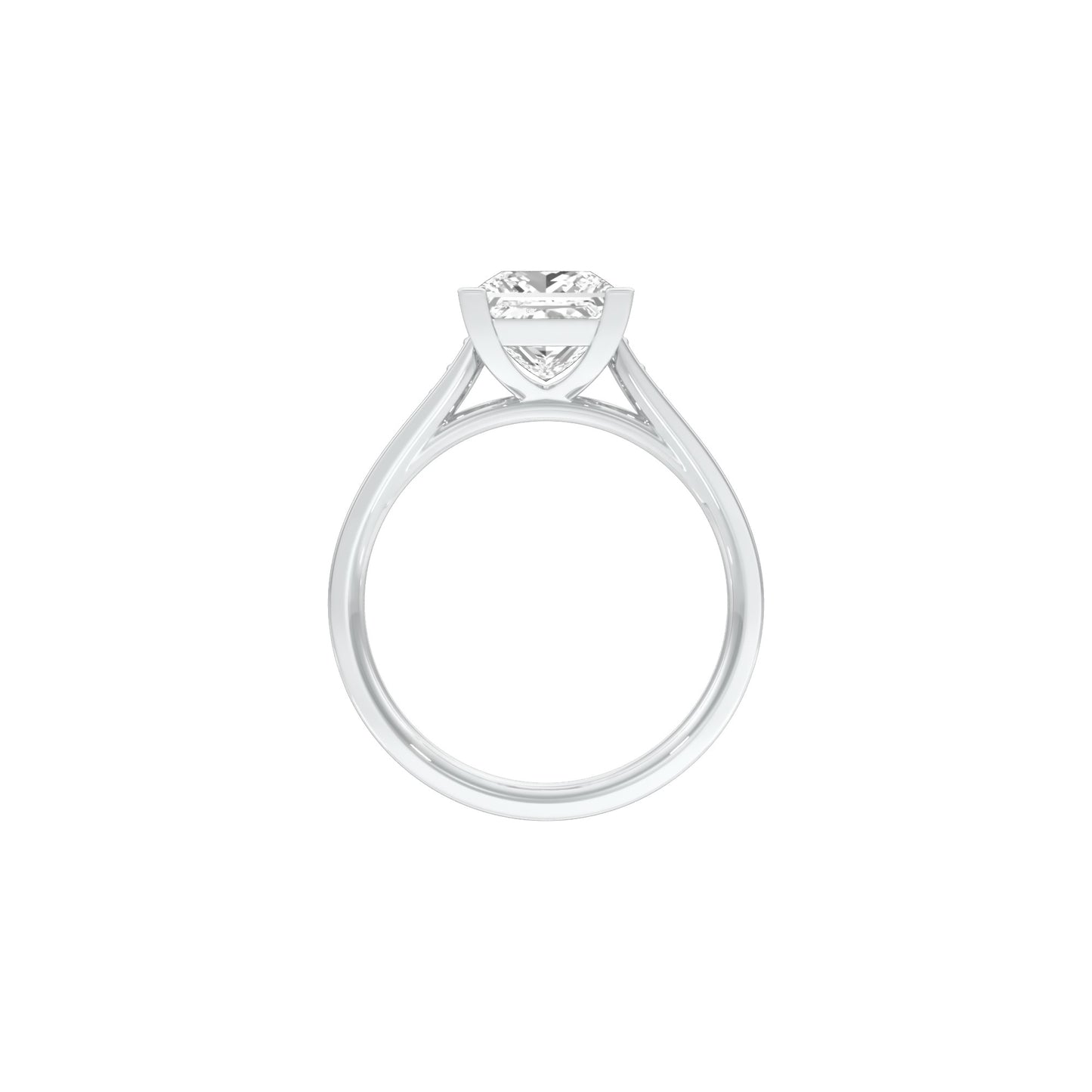 Heart's Desire Diamond Engagement Ring 18 KT / White Gold / 22