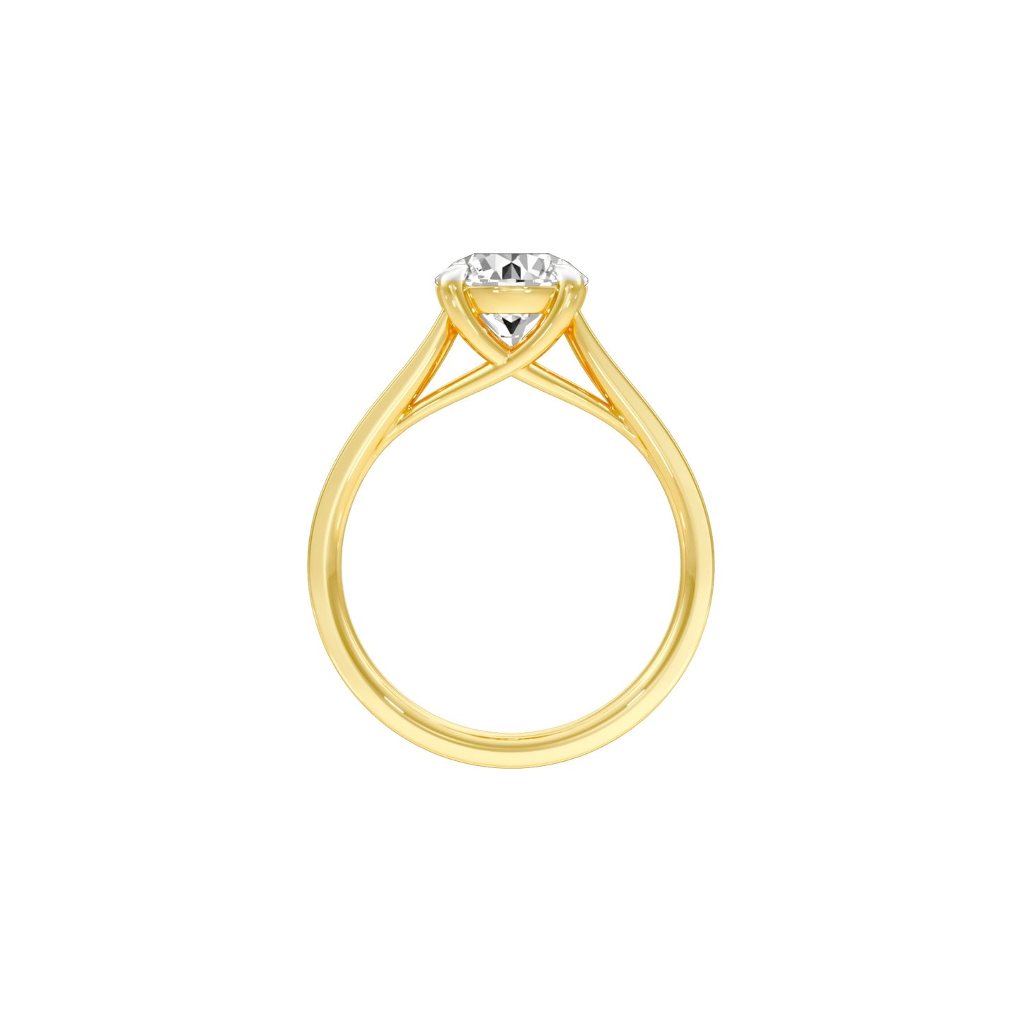 Love with You Diamond Engagement Ring 18 KT / Yellow Gold / 22