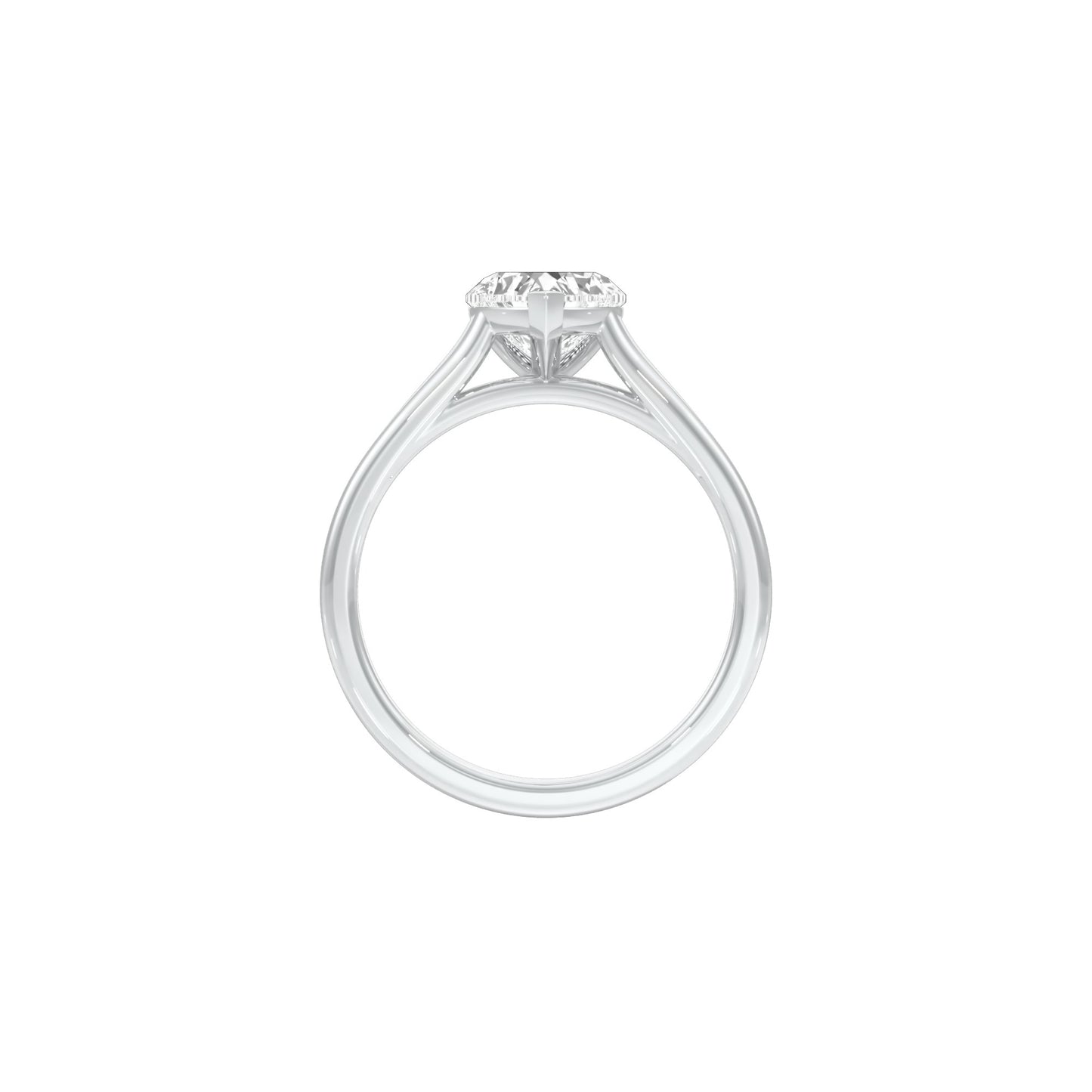Love at First Sight Diamond Engagement Ring 18 KT / White Gold / 22