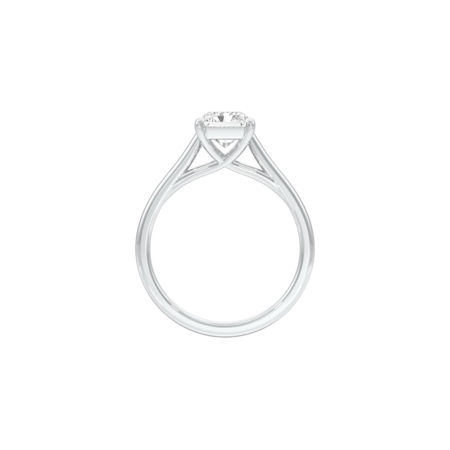 Forever Speechless Diamond Engagement Ring 18 KT / White Gold / 22