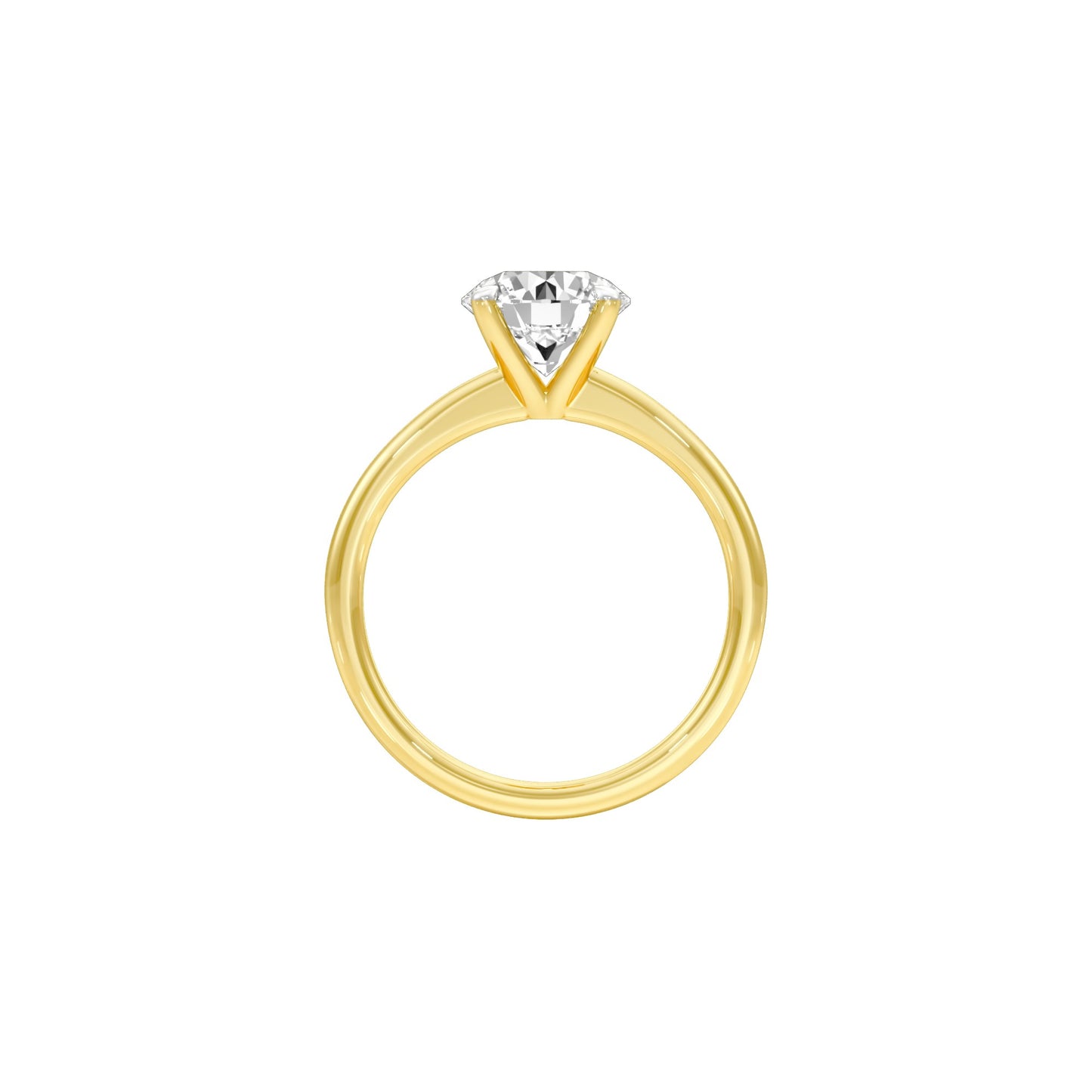 To All We Are Diamond Engagement Ring 18 KT / Yellow Gold / 22