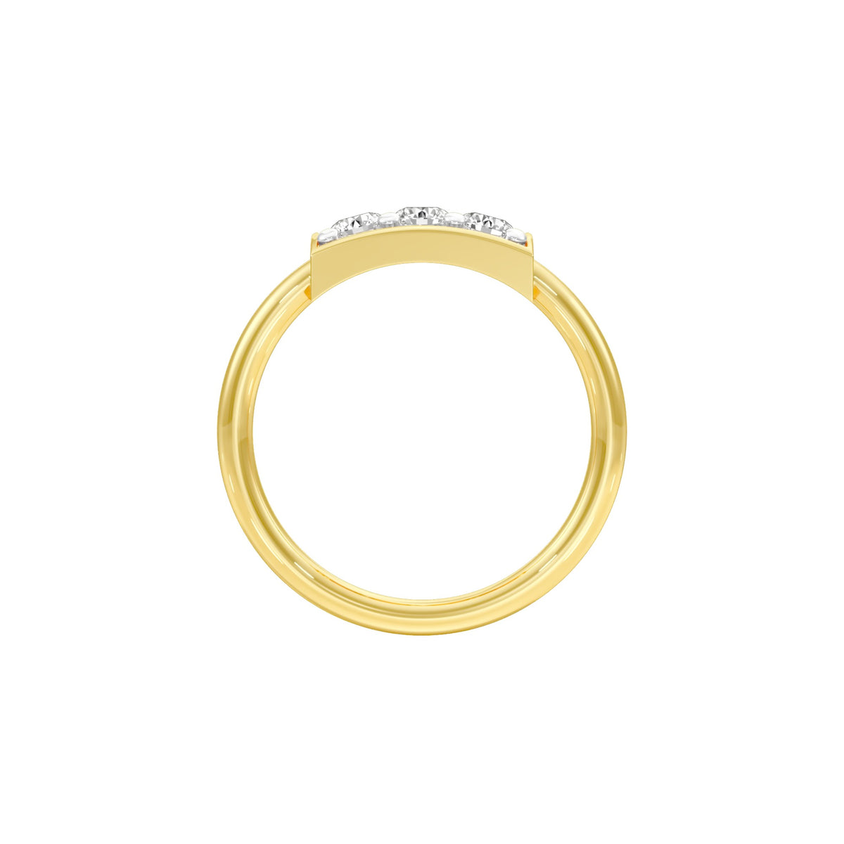 Powerful Spark Diamond Ring 18 KT / Yellow Gold / 22