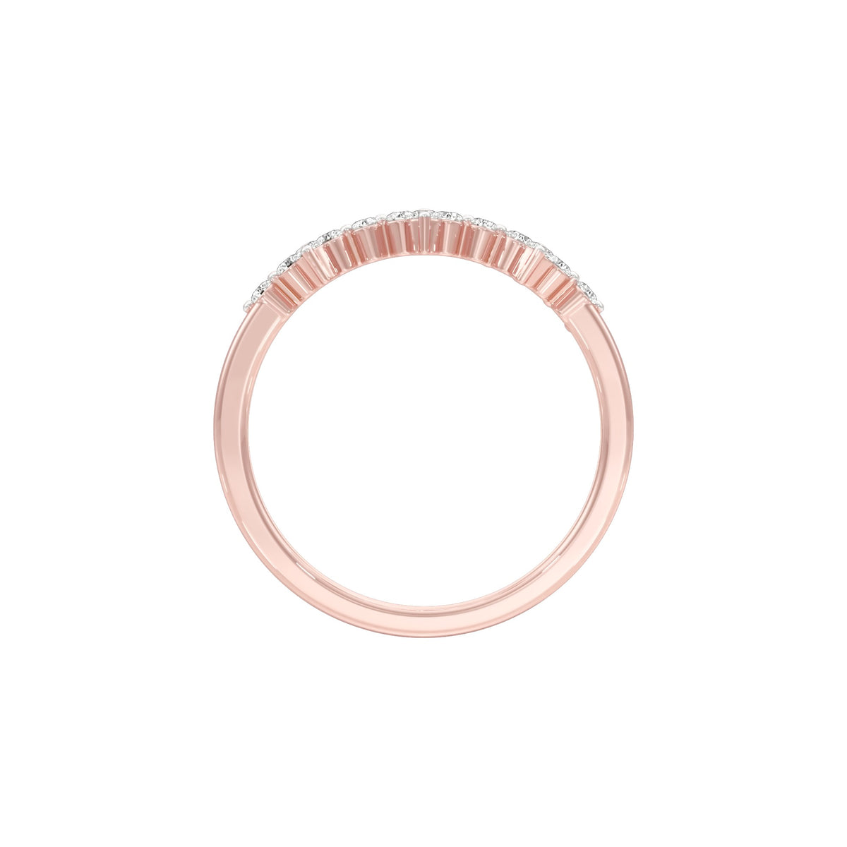 Coffee Break Glow Diamond Ring 18 KT / Rose Gold / 22