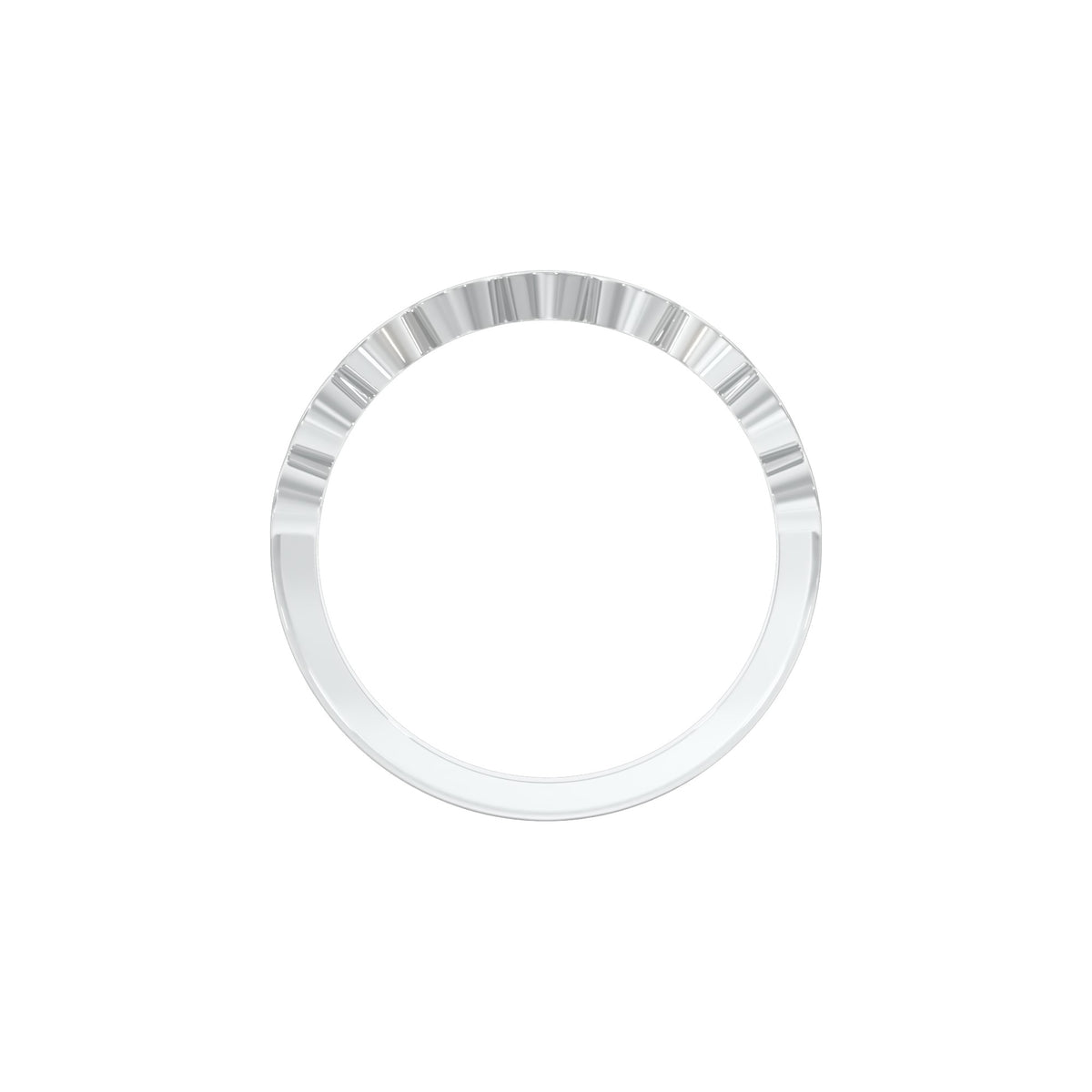Desk Sparkle Diamond Ring 18 KT / White Gold / 22