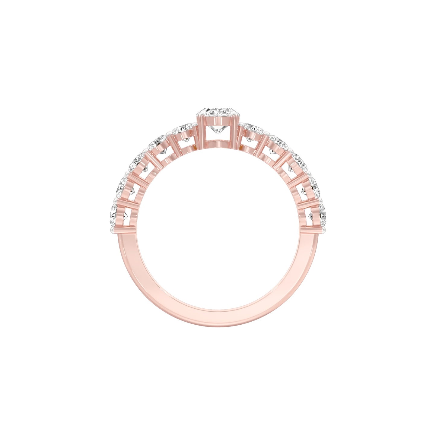 Yes Ofcourse Diamond Engagement Ring 18 KT / Rose Gold / 22
