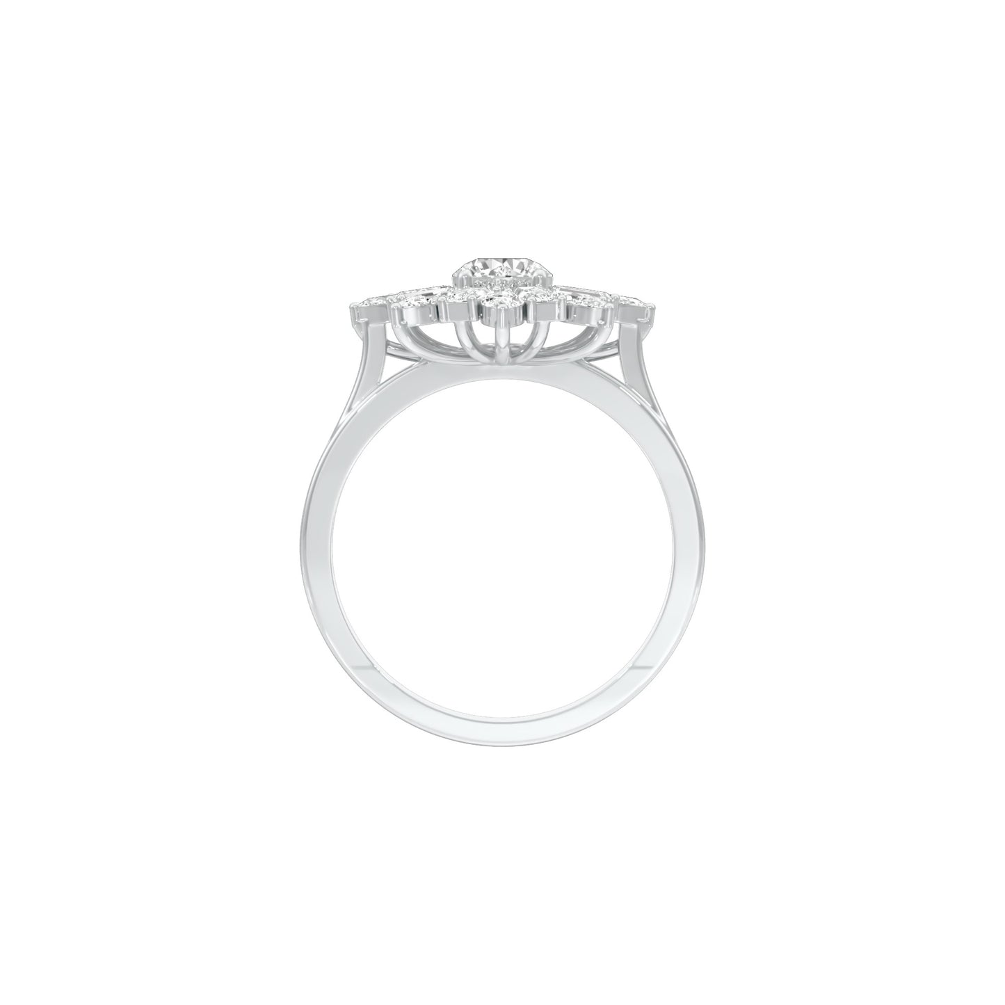 To Joy & Beyond Diamond Engagement Ring 18 KT / White Gold / 22