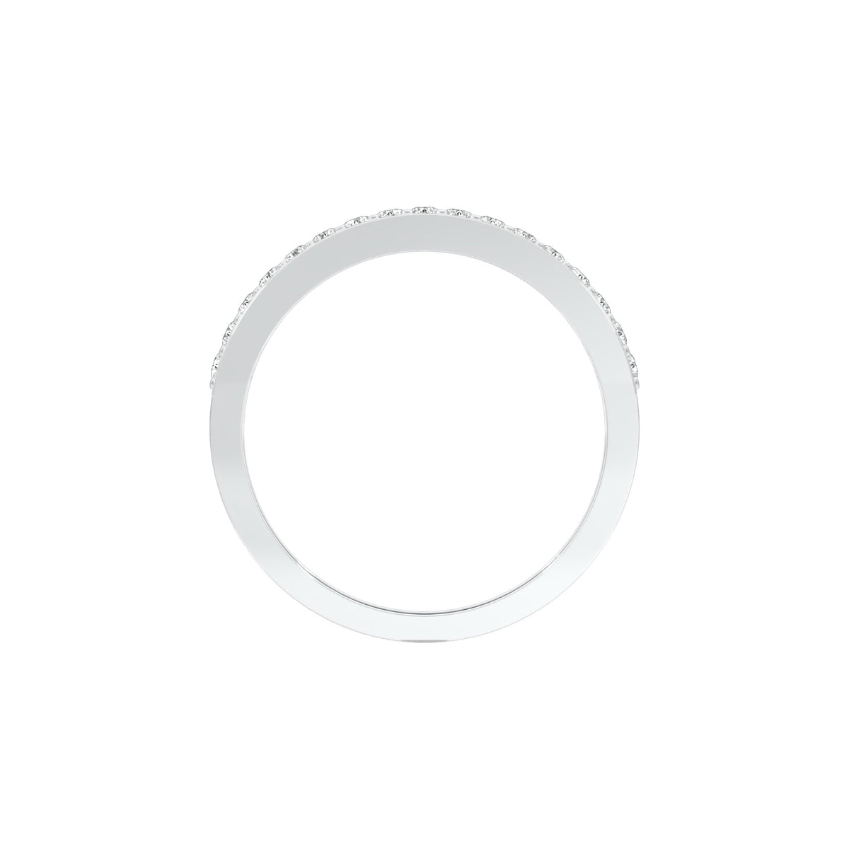 Walk & Shine Diamond Ring 18 KT / White Gold / 22