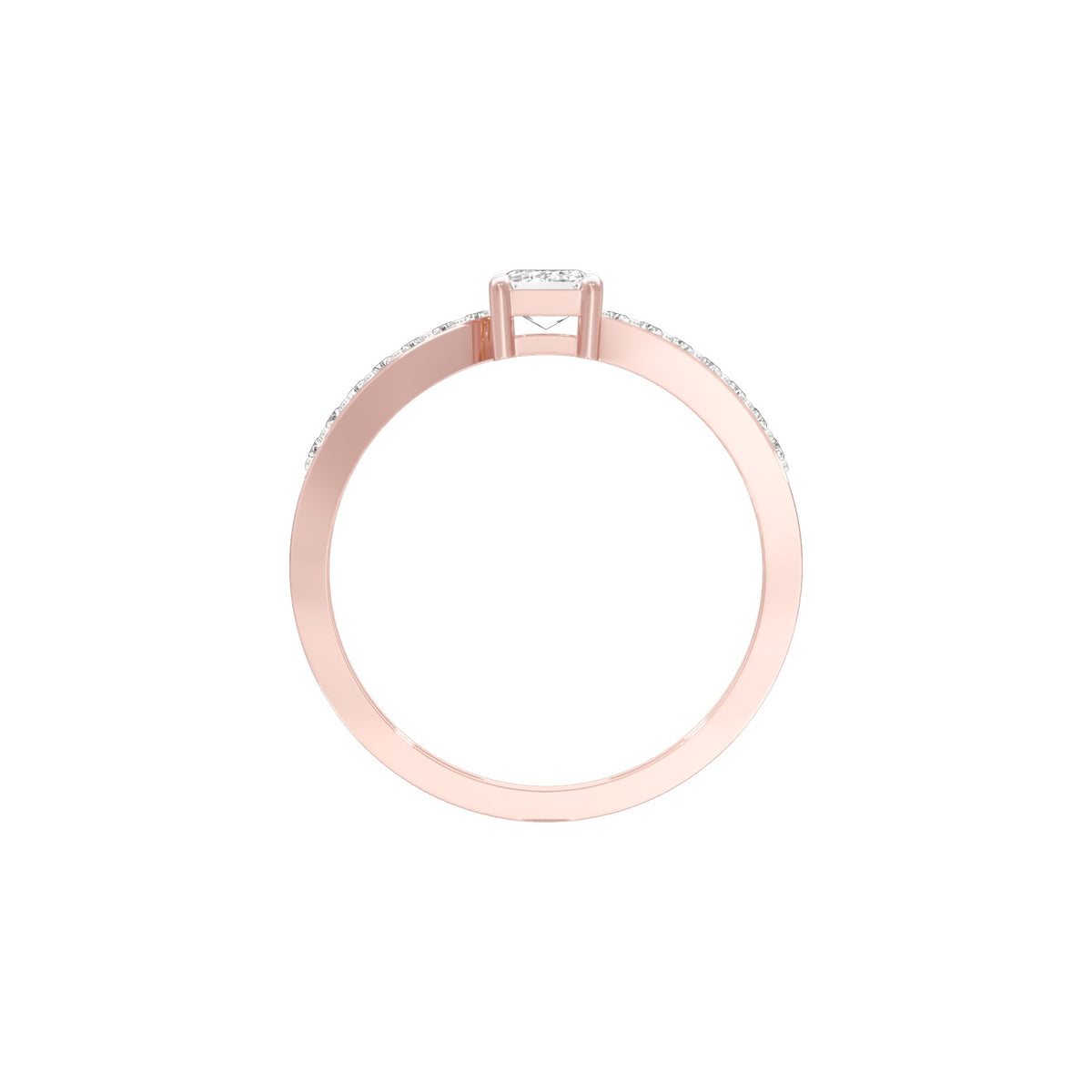 Endless Us Diamond Engagement Ring 18 KT / Rose Gold / 22