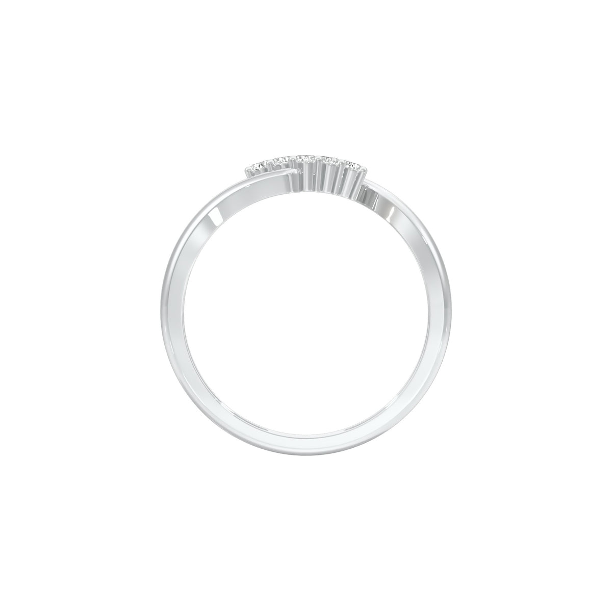 Luxe in Circles Diamond Ring 18 KT / White Gold / 22
