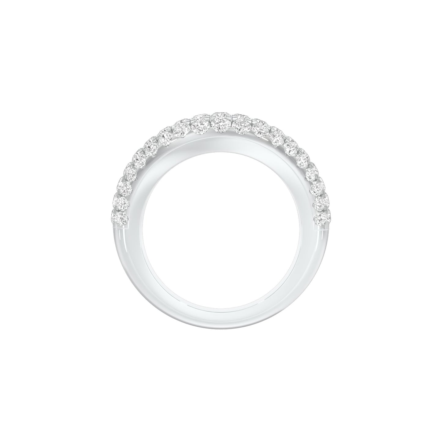 Sparkle & Sip Diamond Cocktail Ring 18 KT / White Gold / 22