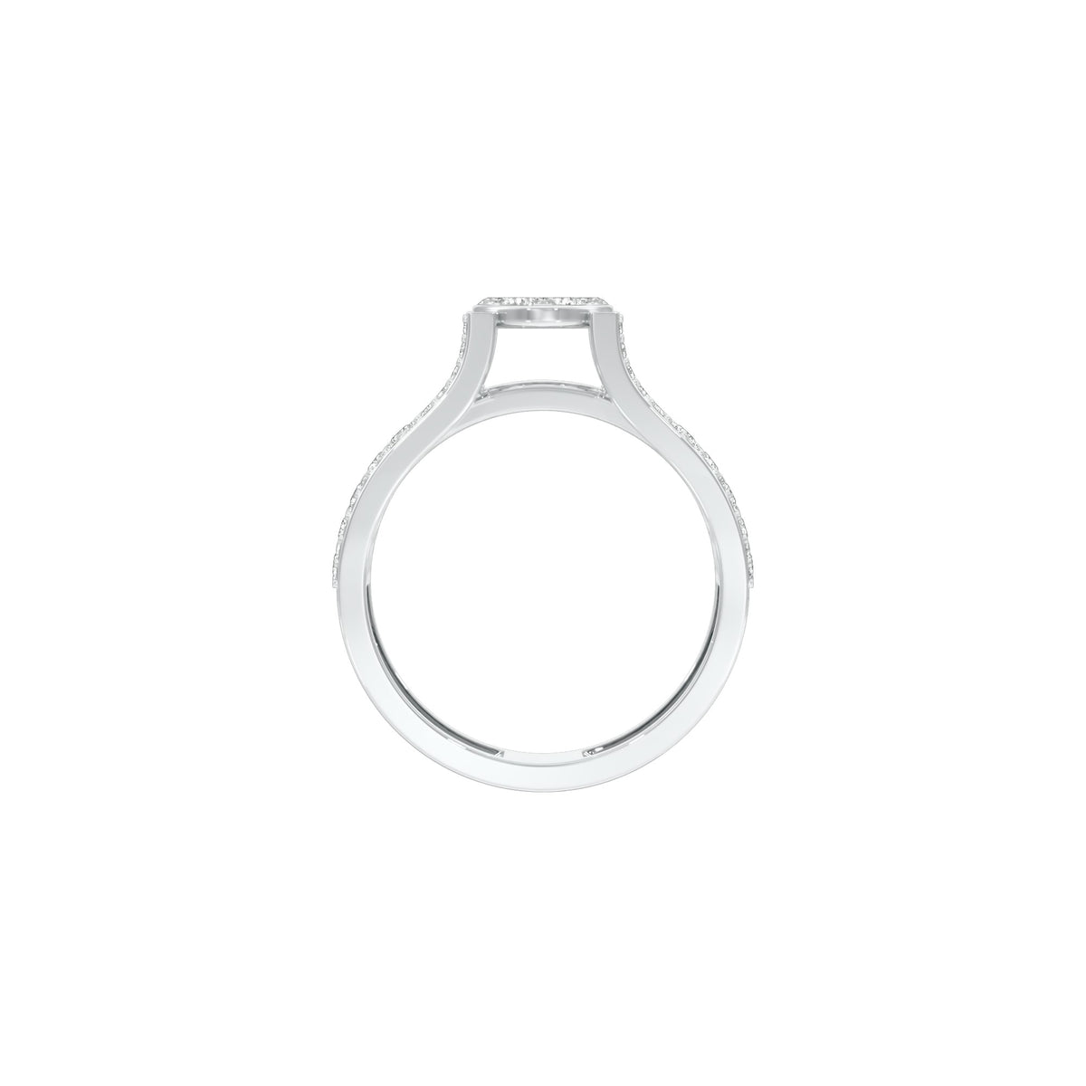 Won Forever Diamond Engagement Ring 18 KT / White Gold / 22