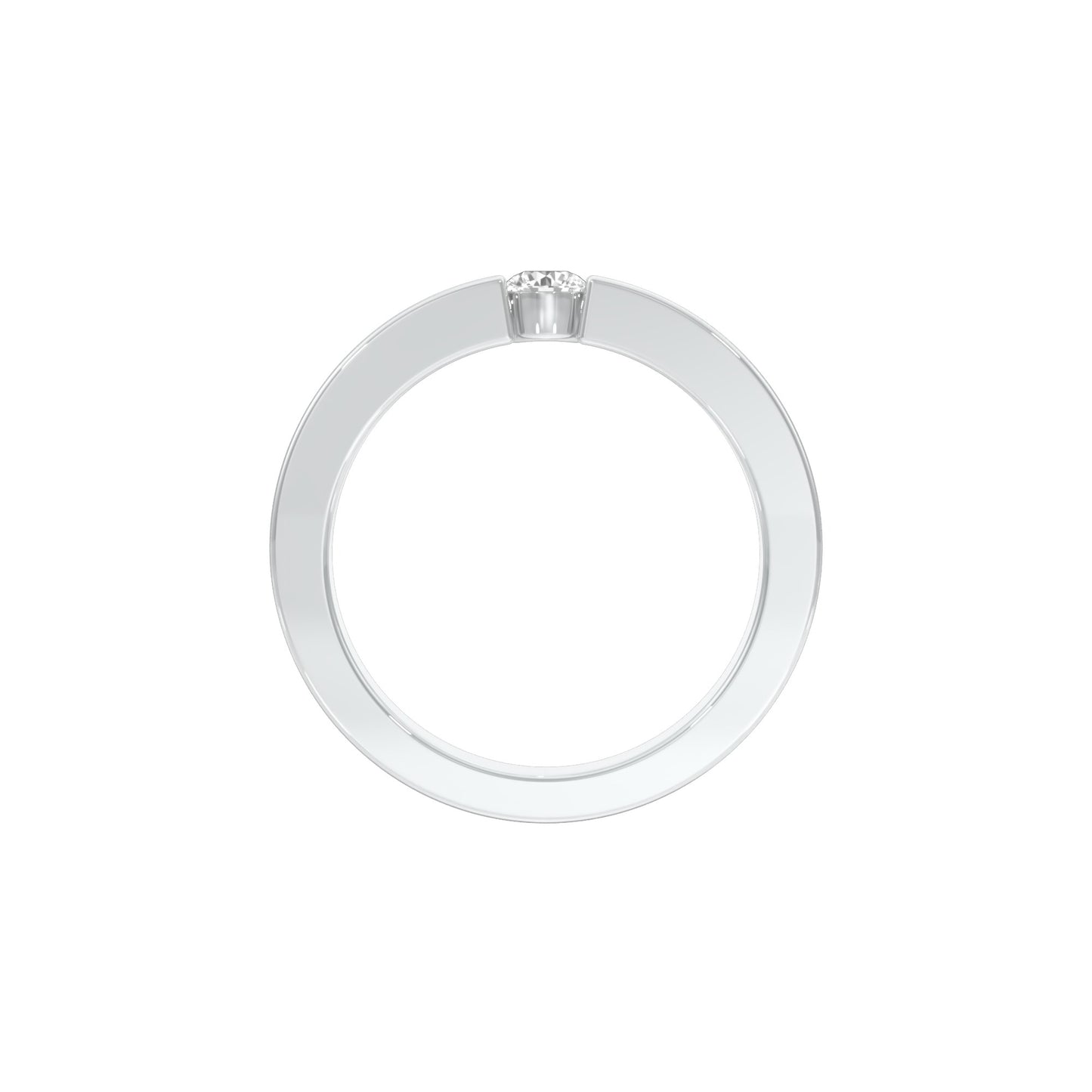 DLR001701 18 KT / White Gold / 22