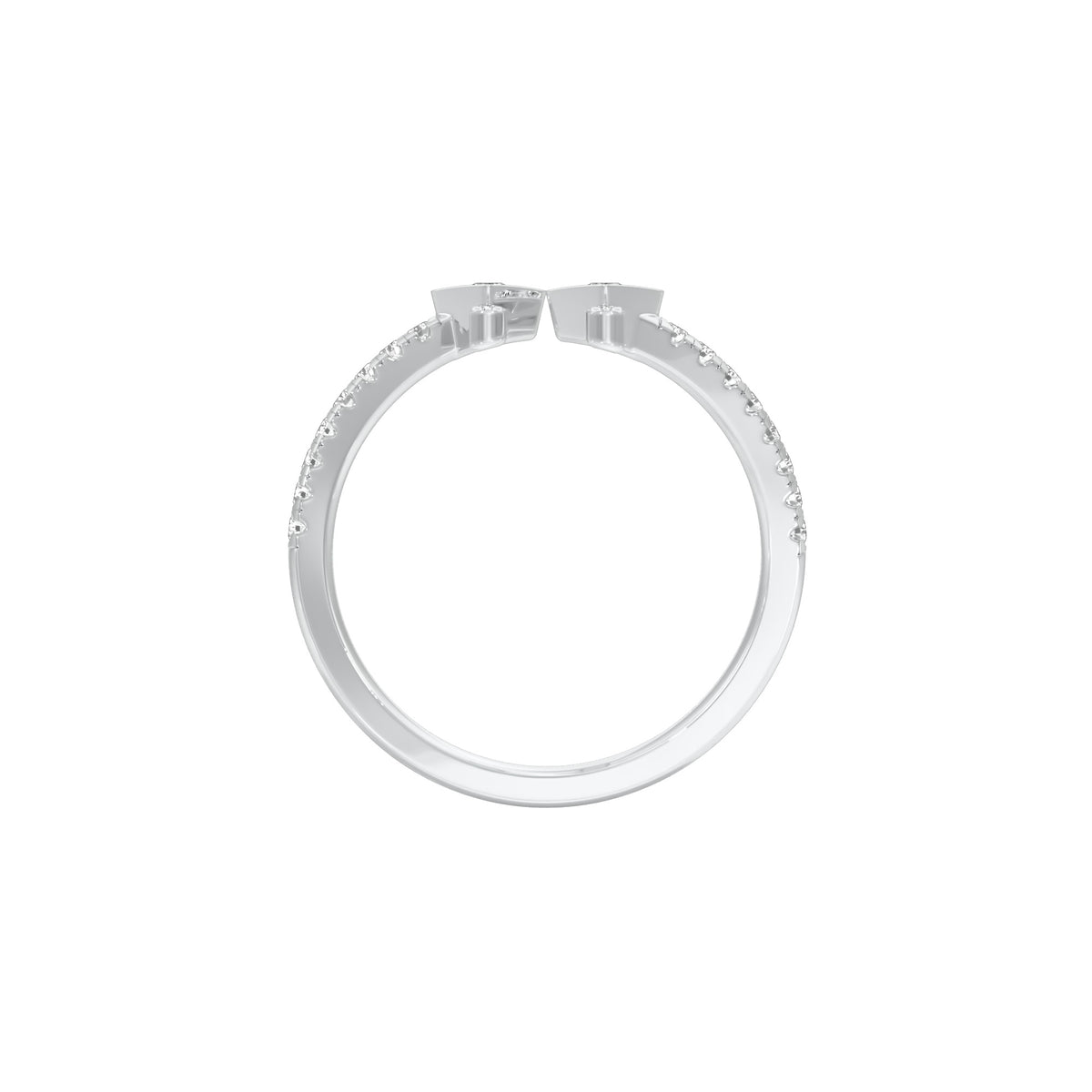 Wanderlust Open Diamond Ring 18 KT / White Gold / 18