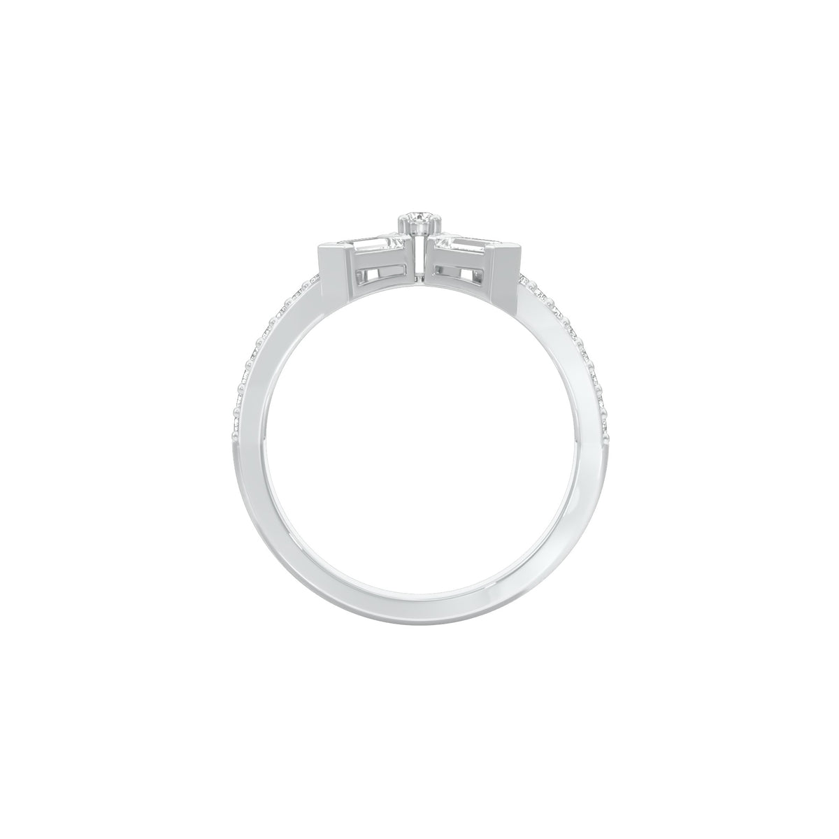 Jubilee Sparkle Diamond Ring 18 KT / White Gold / 18