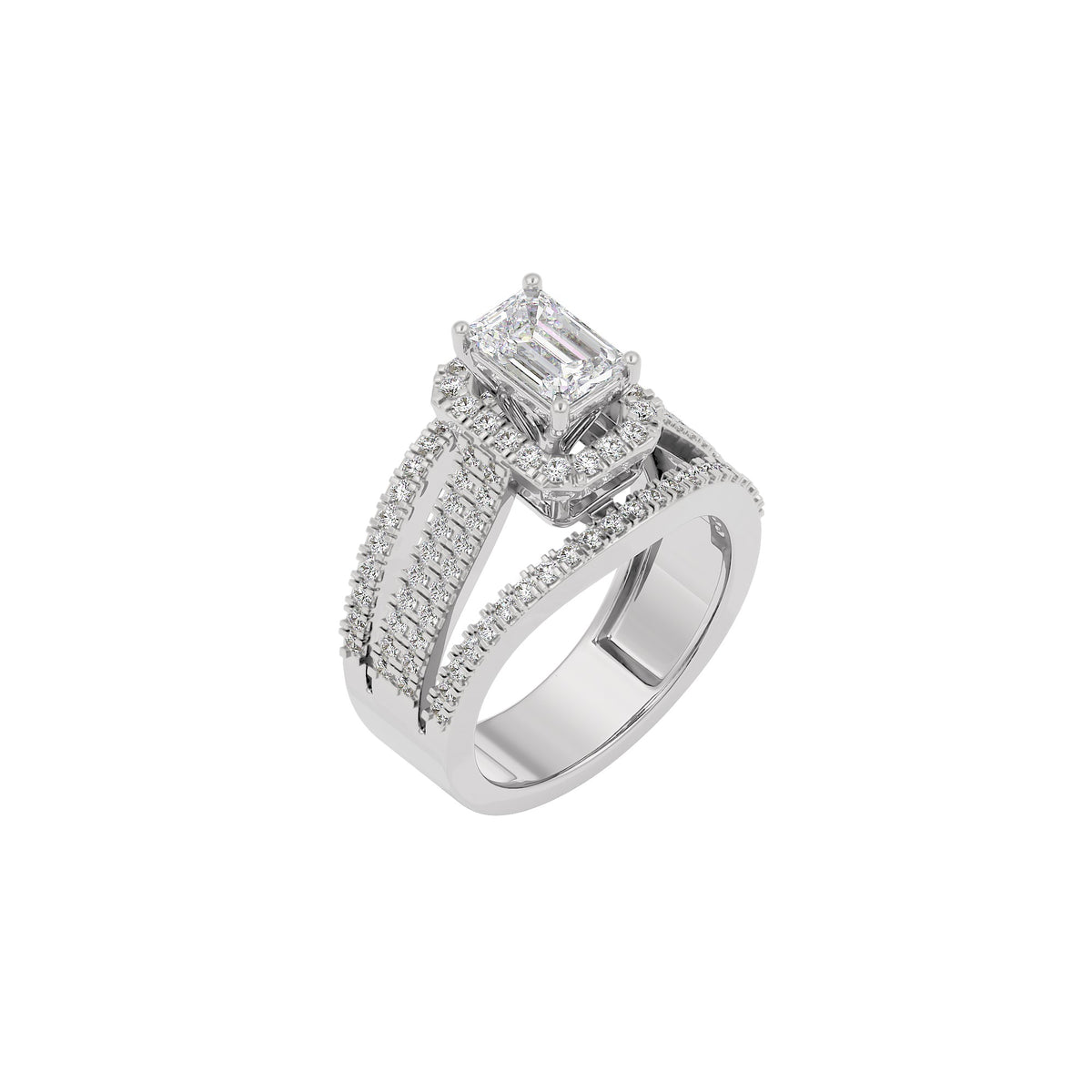 Eclat Delight Diamond Ring 18 KT / White Gold / 22
