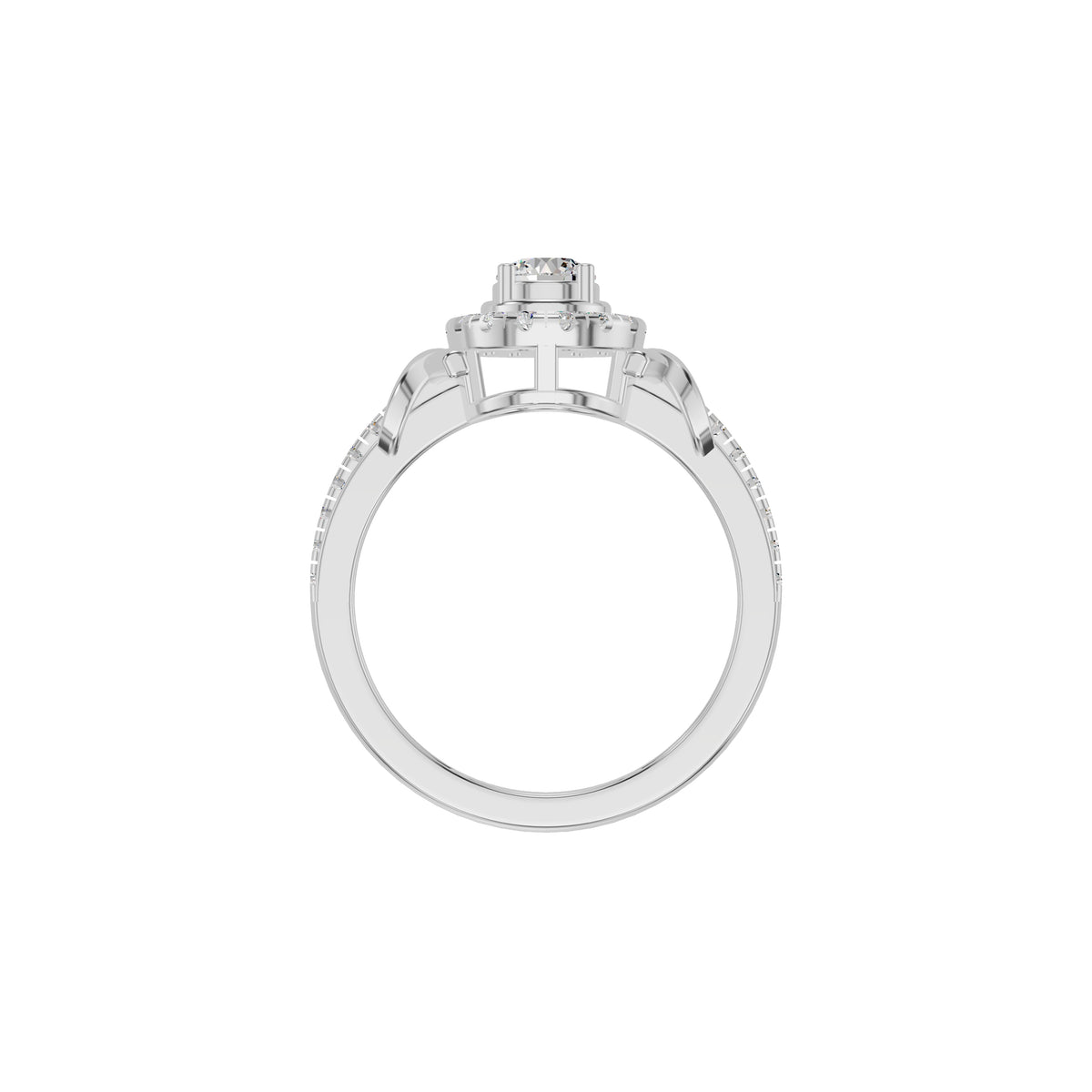 DLR002144 18 KT / White Gold / 18