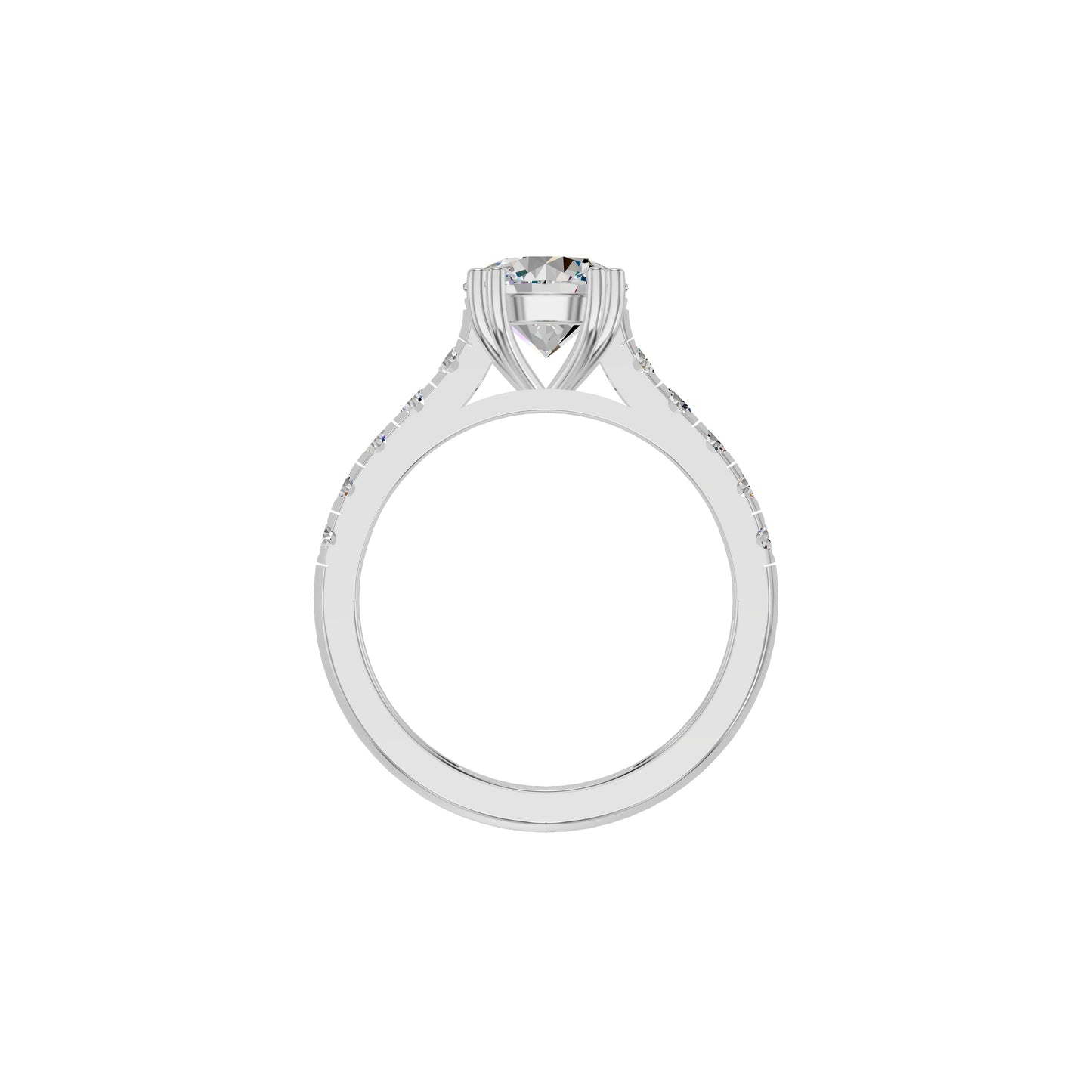 DLR002159 18 KT / White Gold / 18