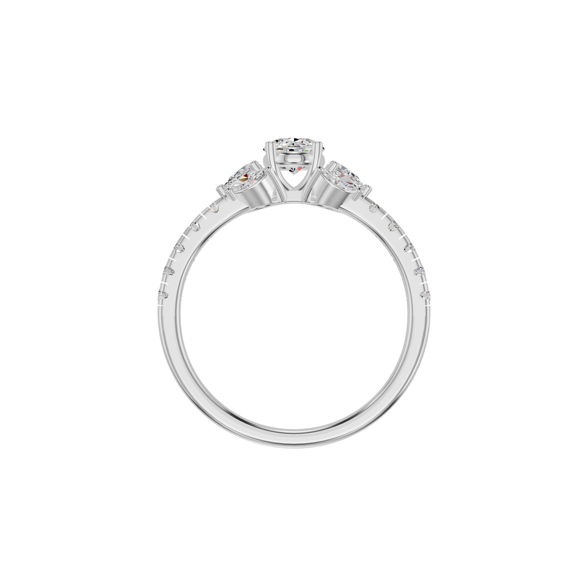Avant-Garde Diamond Ring